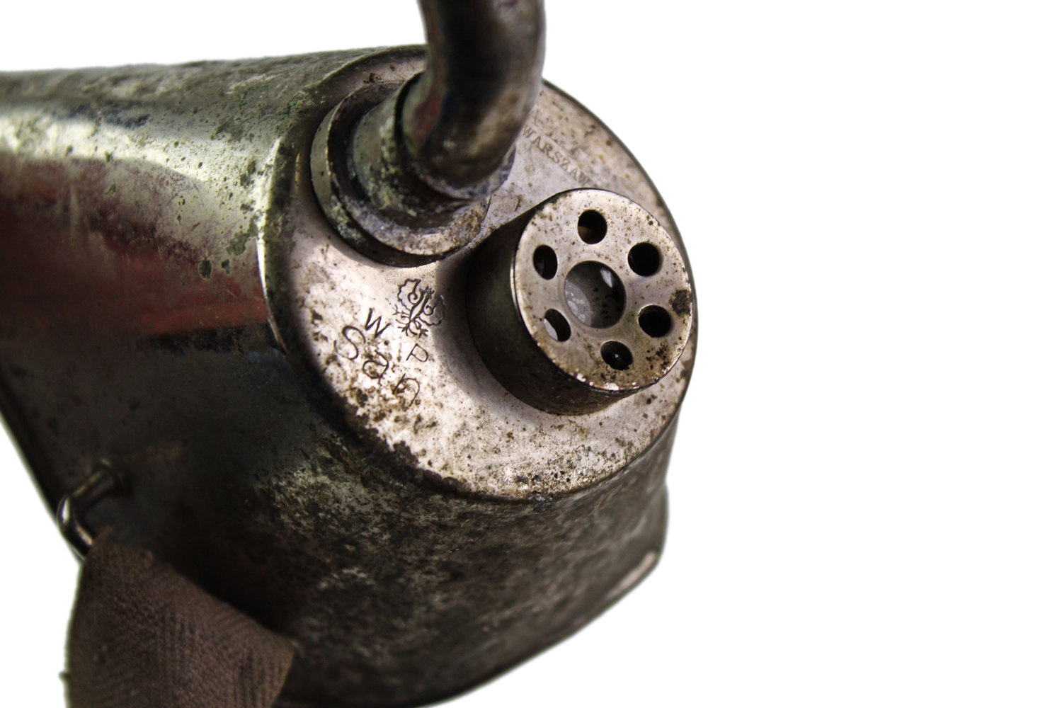 II RP Maska tlenowa WP SAN A. Mann Warszawa