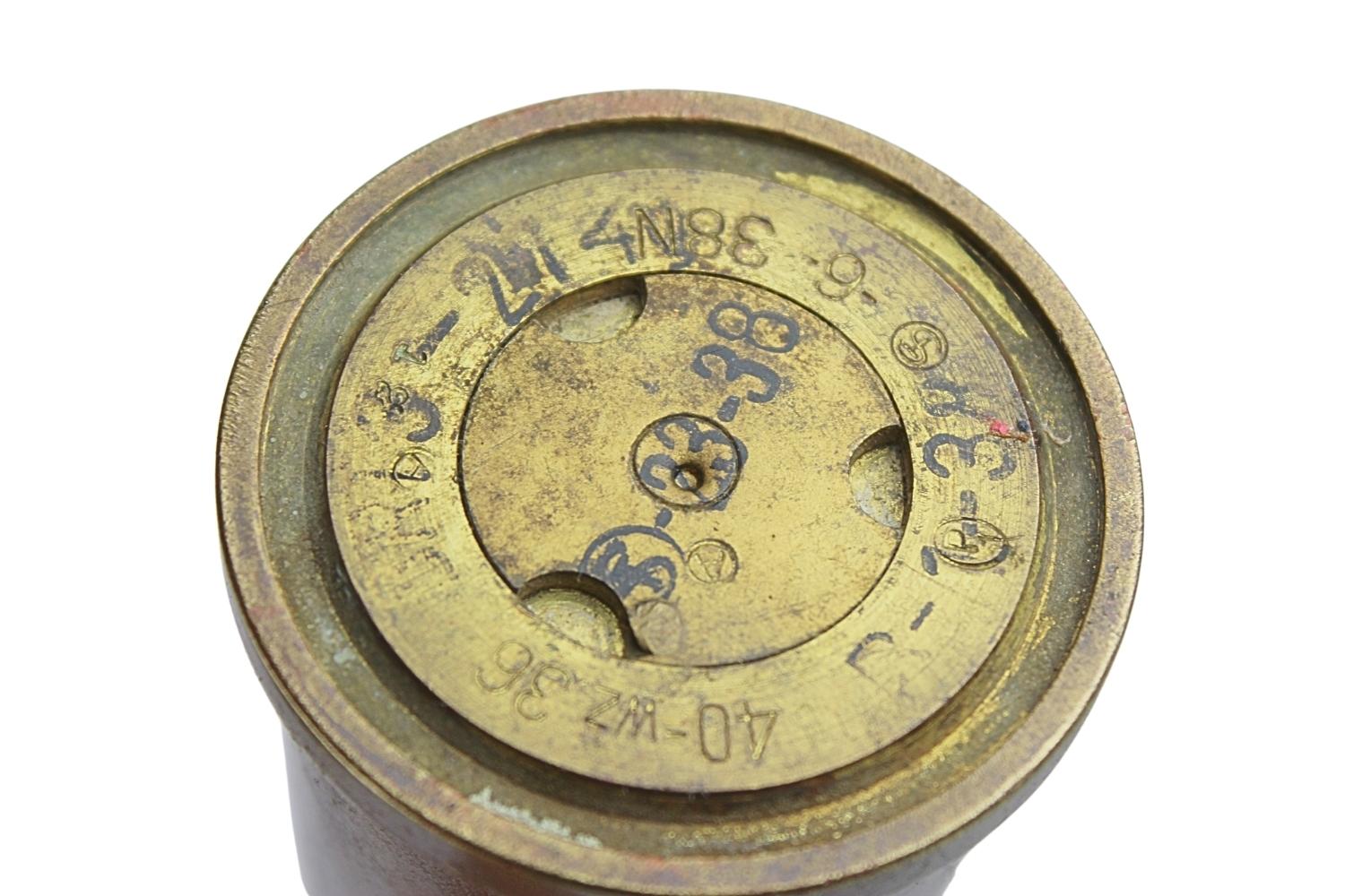 II RP Armata plot 40mm wz.36 Bofors Starachowice Skorupa dekoracyjna