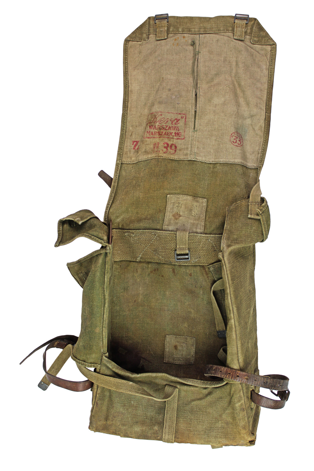 II RP Plecak wz.33 „Kera” Warszawa 1939 z trokami