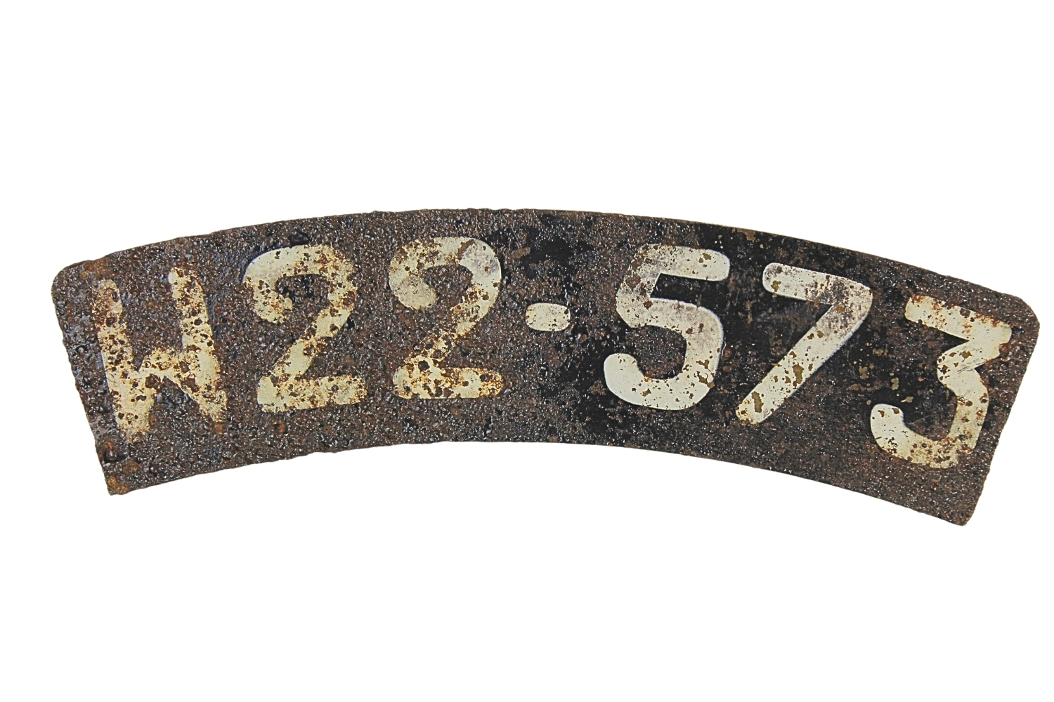 II RP Tablica rejestracyjna motocykla wojskowego 