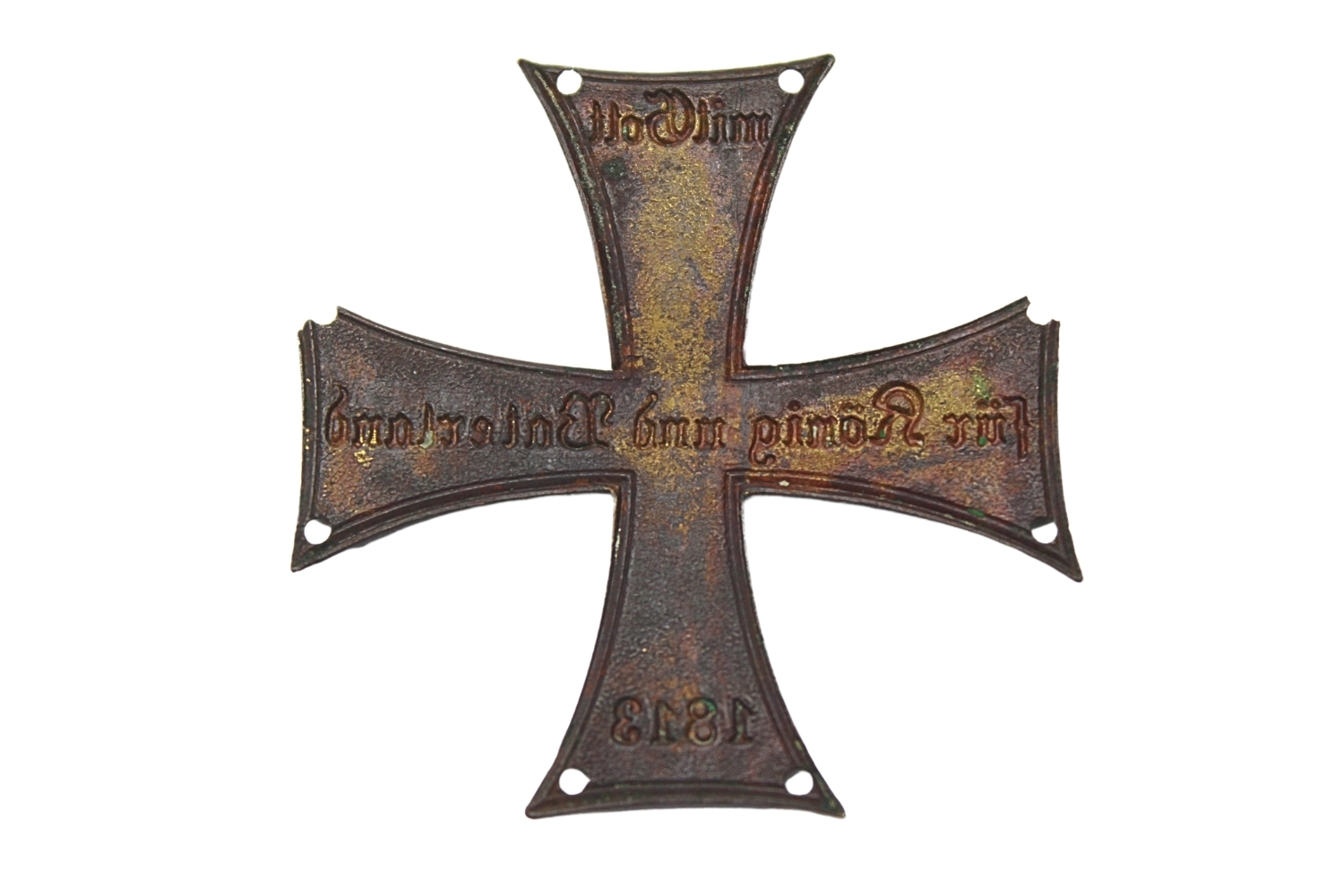 Krzyż Mit Gott fur Konig und Vaterland 1813