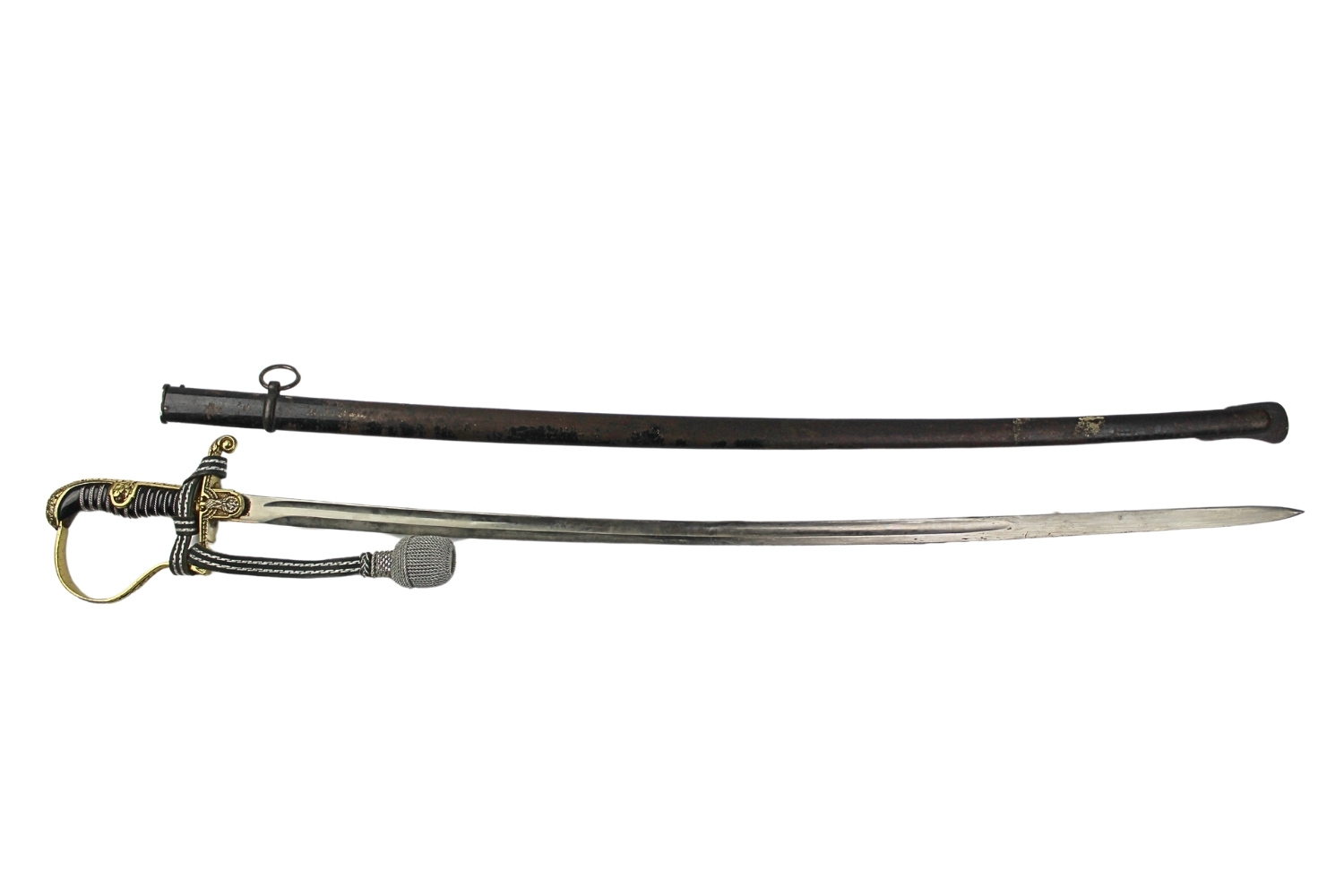 Szabla oficerska Wehrmacht Puma Solingen z temblakiem