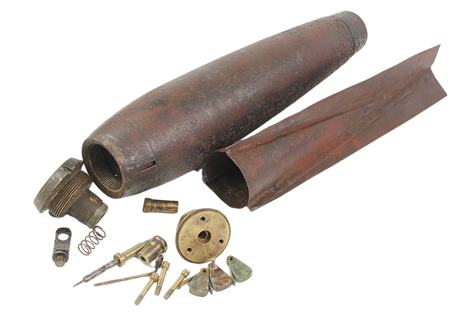 II RP B. Lotnicza 12kg PuW wz.27 H.P.  F.A. 1937 Rzadkość skorupa dekoracyjna