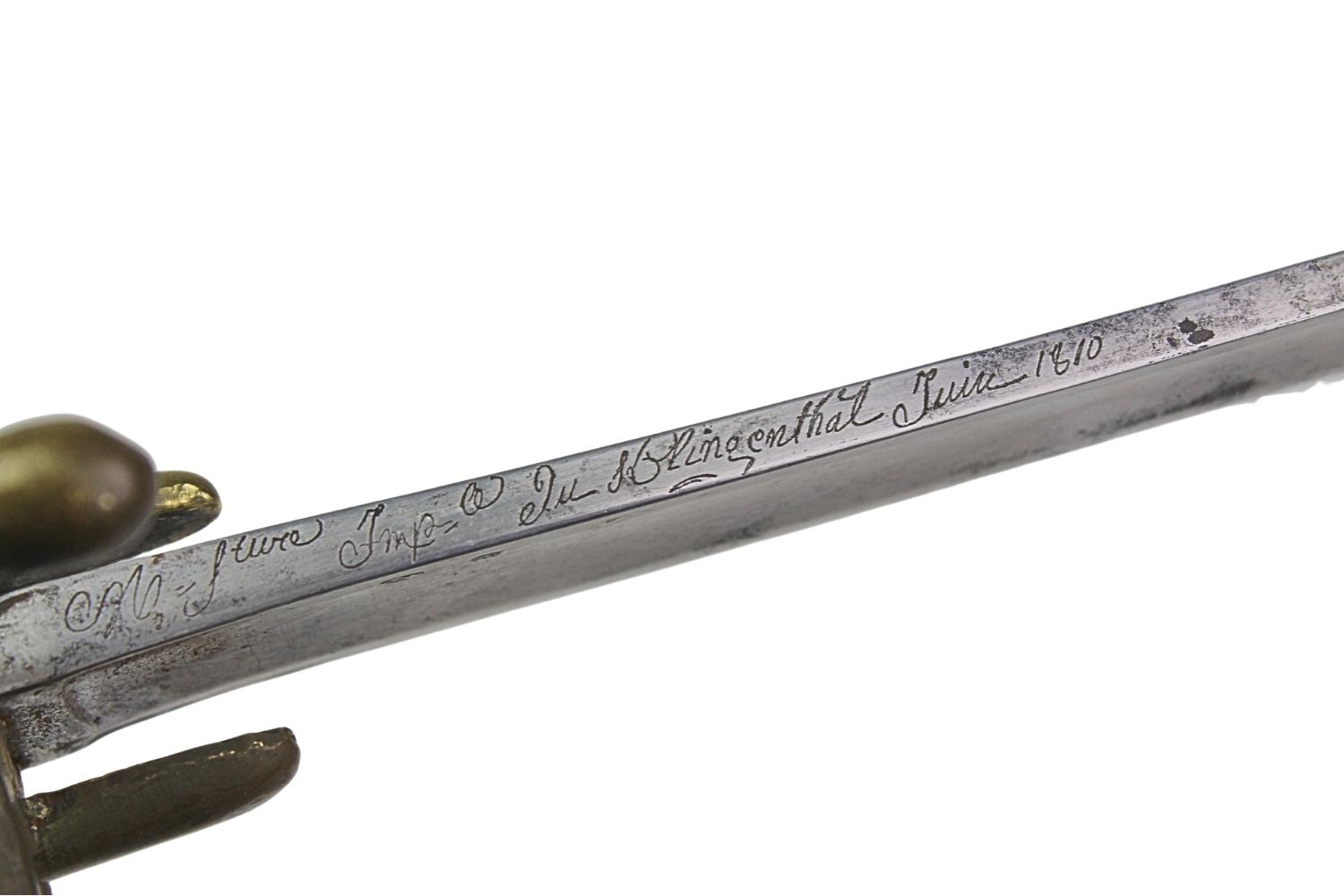 Szabla francuska AN XI 1810 wczesna