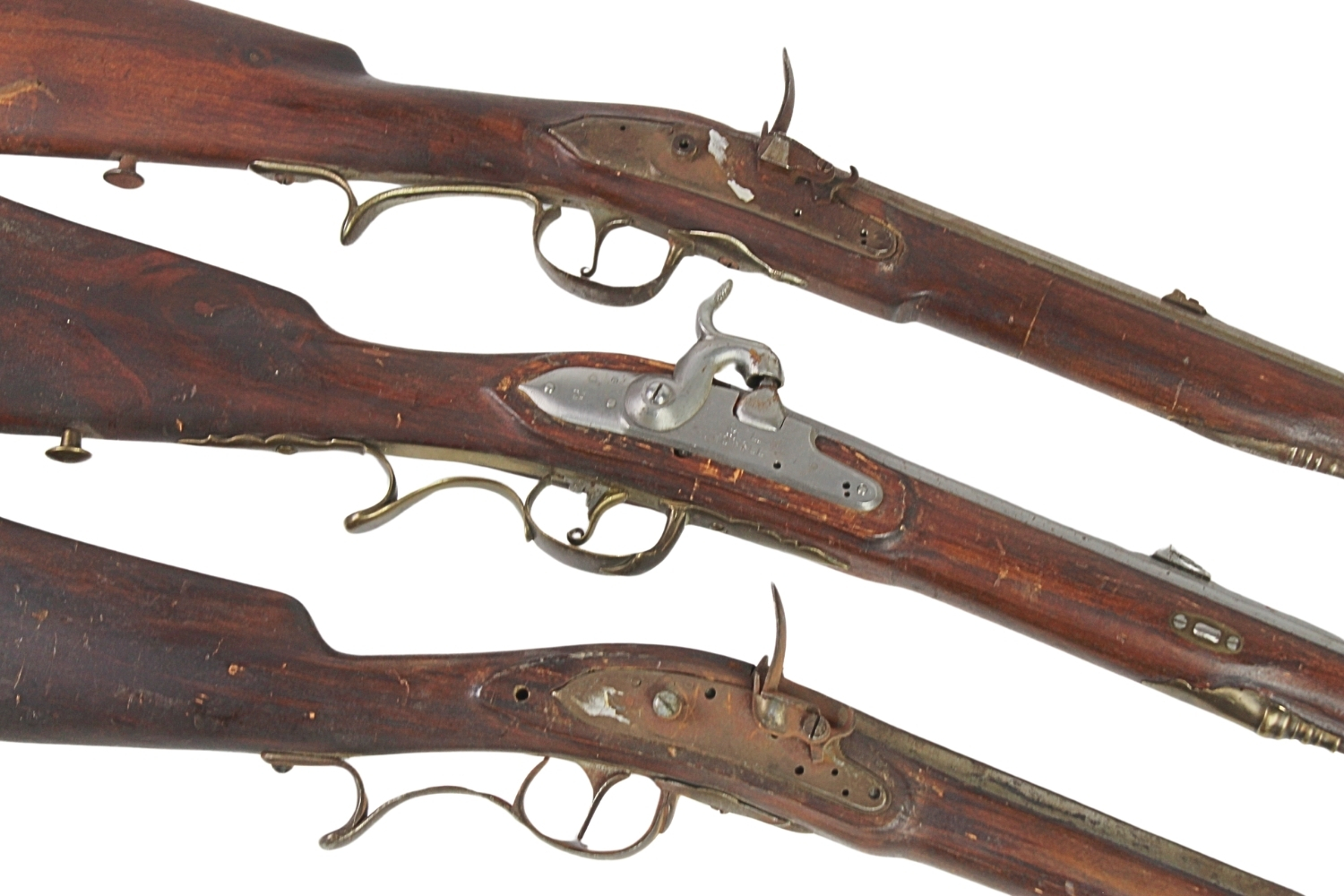 Zestaw karabinów czarnoprochowych