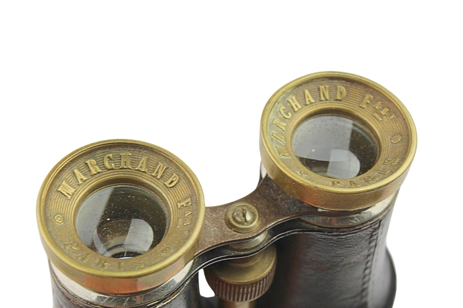 Francuska Lornetka Wojskowa Marchand Paris z pokrowcem 