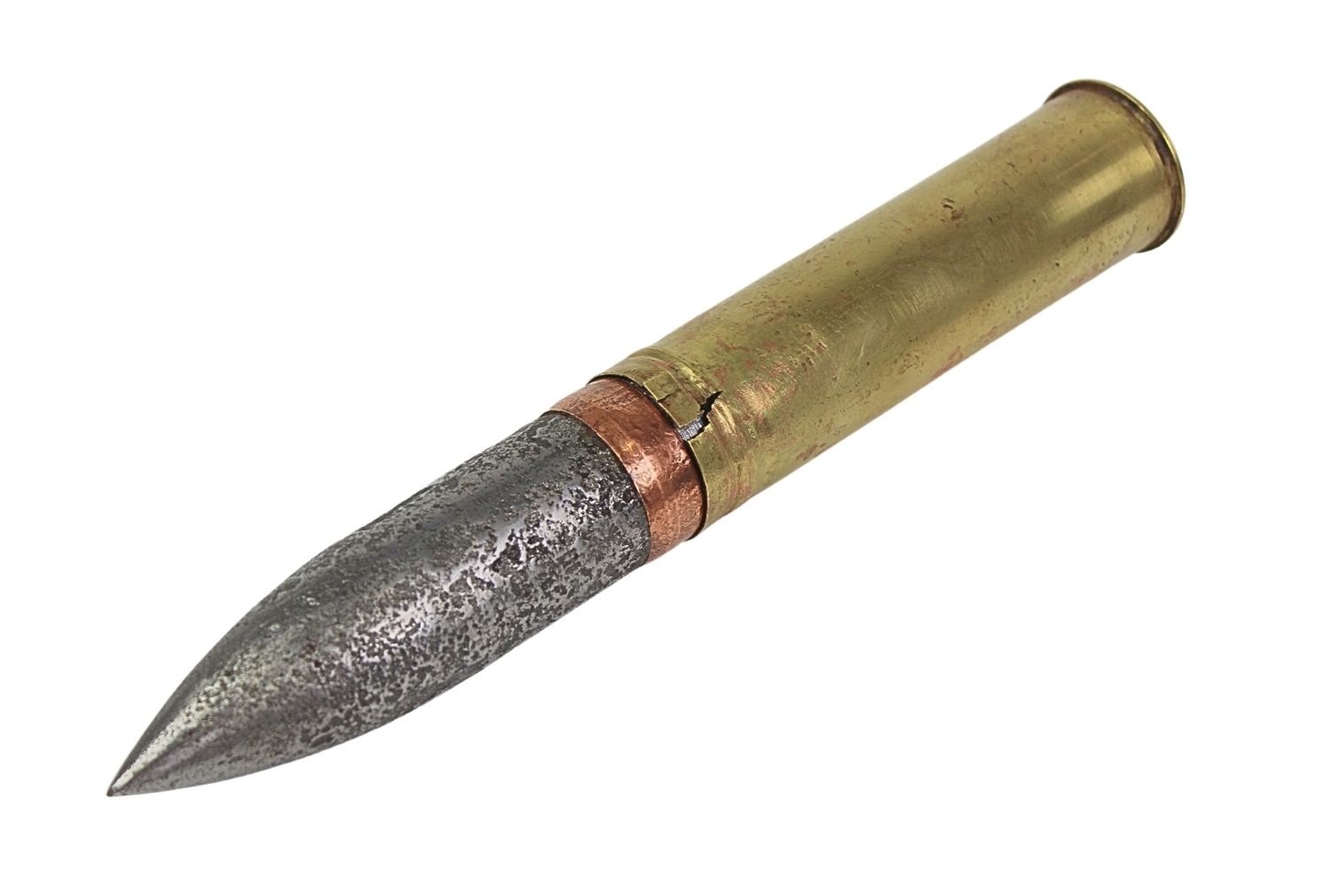 II RP Nabój armata Vickers 40mm wz.28 ORP Wicher skorupa dekoracyjna