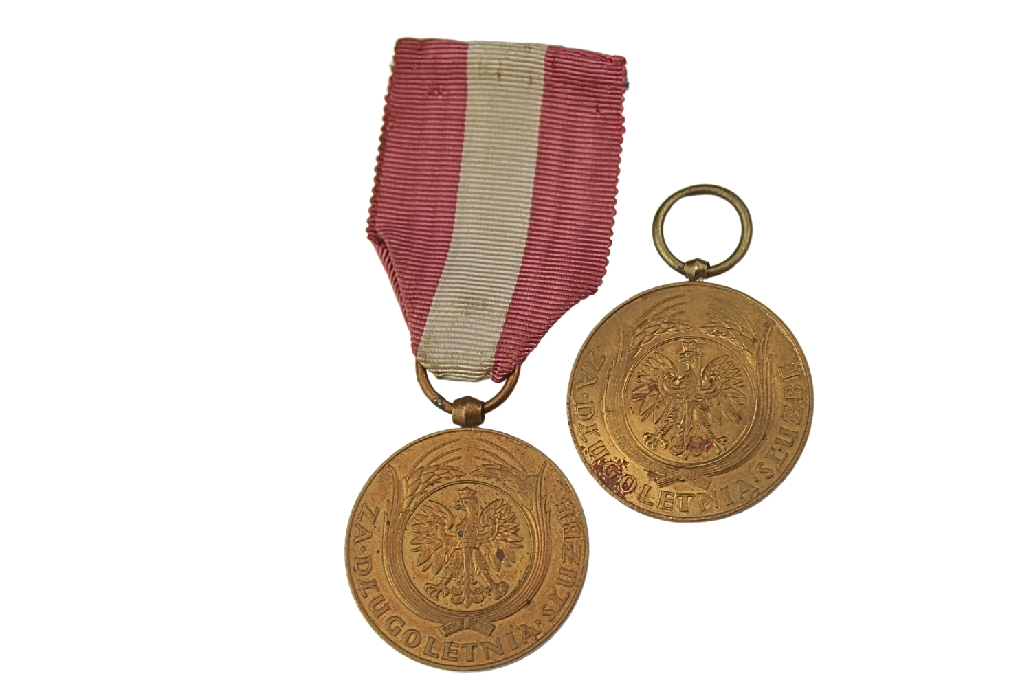 II RP Zestaw Medali za długoletnią służbę X Lat 