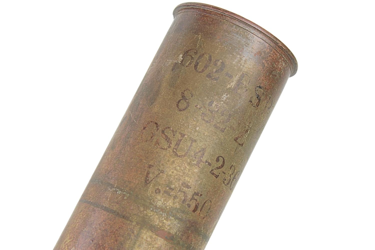 II RP Łuska armata Schneider 75mm wz.97 orzeł Skorupa Dekoracyjna