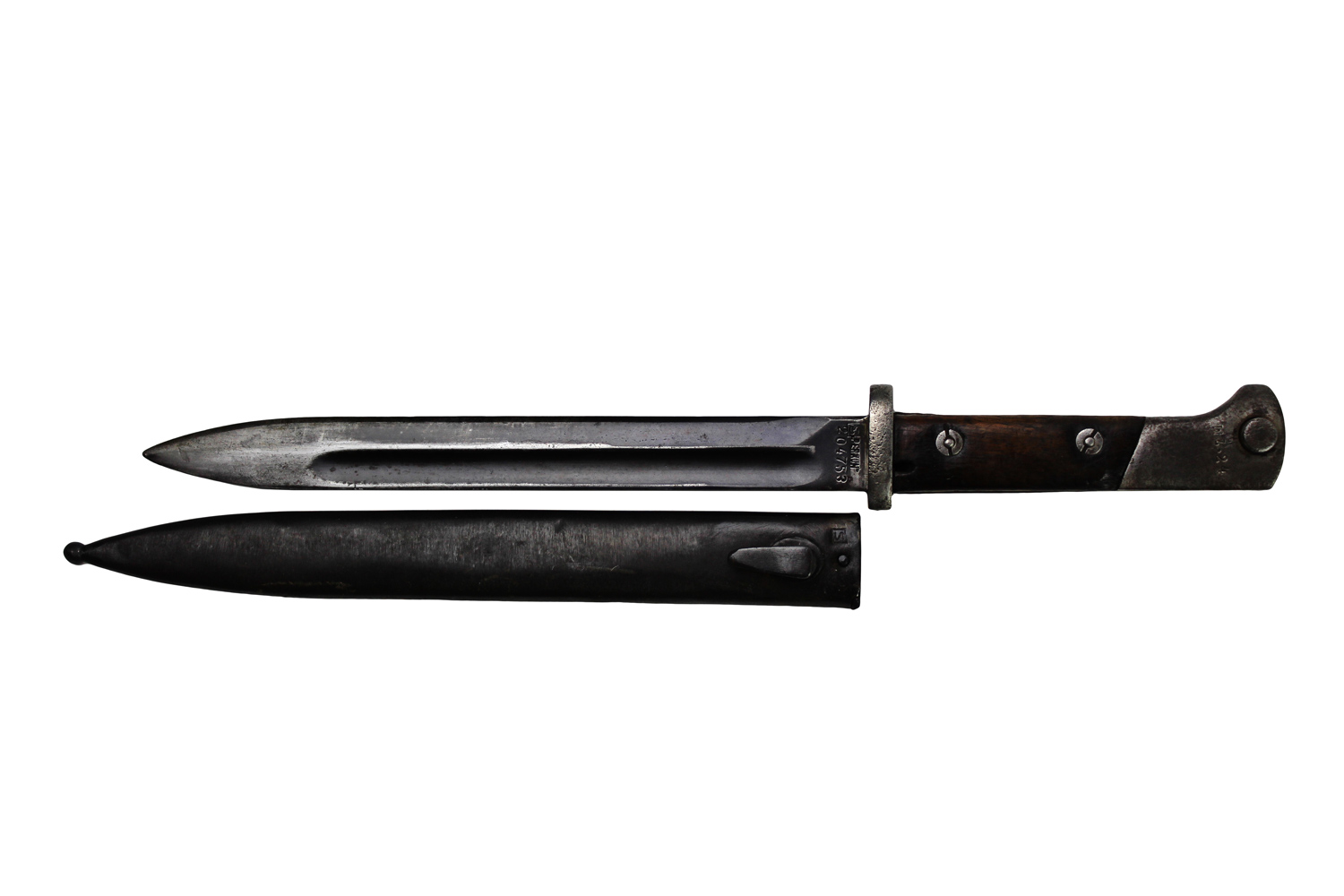  II RP Bagnet wz.24 Perkun z oznaczeniem wzoru zniemczony