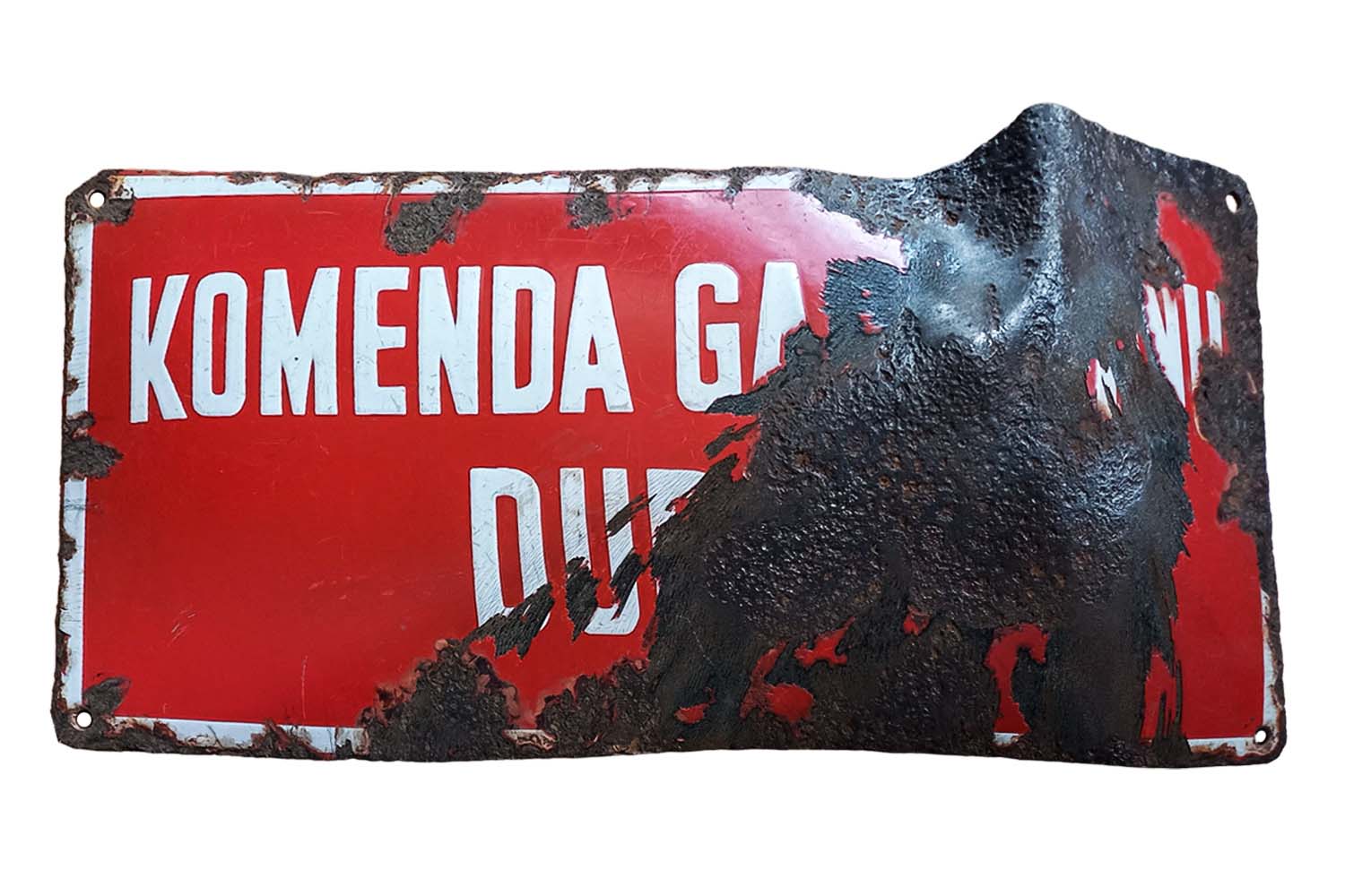 II RP Tablice Klub Oficerski 43 Pułku Legionu Bajończyków, Komenda Garnizonu Dubno Unikat