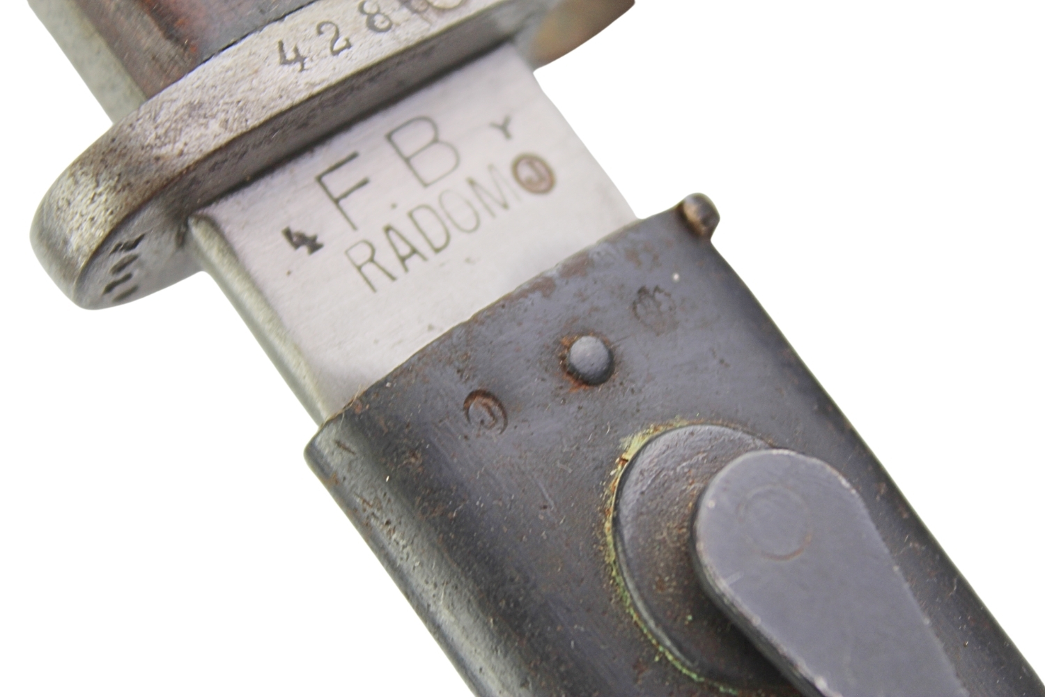 II RP Bagnet wz.28 F.B. Radom o podwyższonej kontroli „Jotka” pochwa orzełek