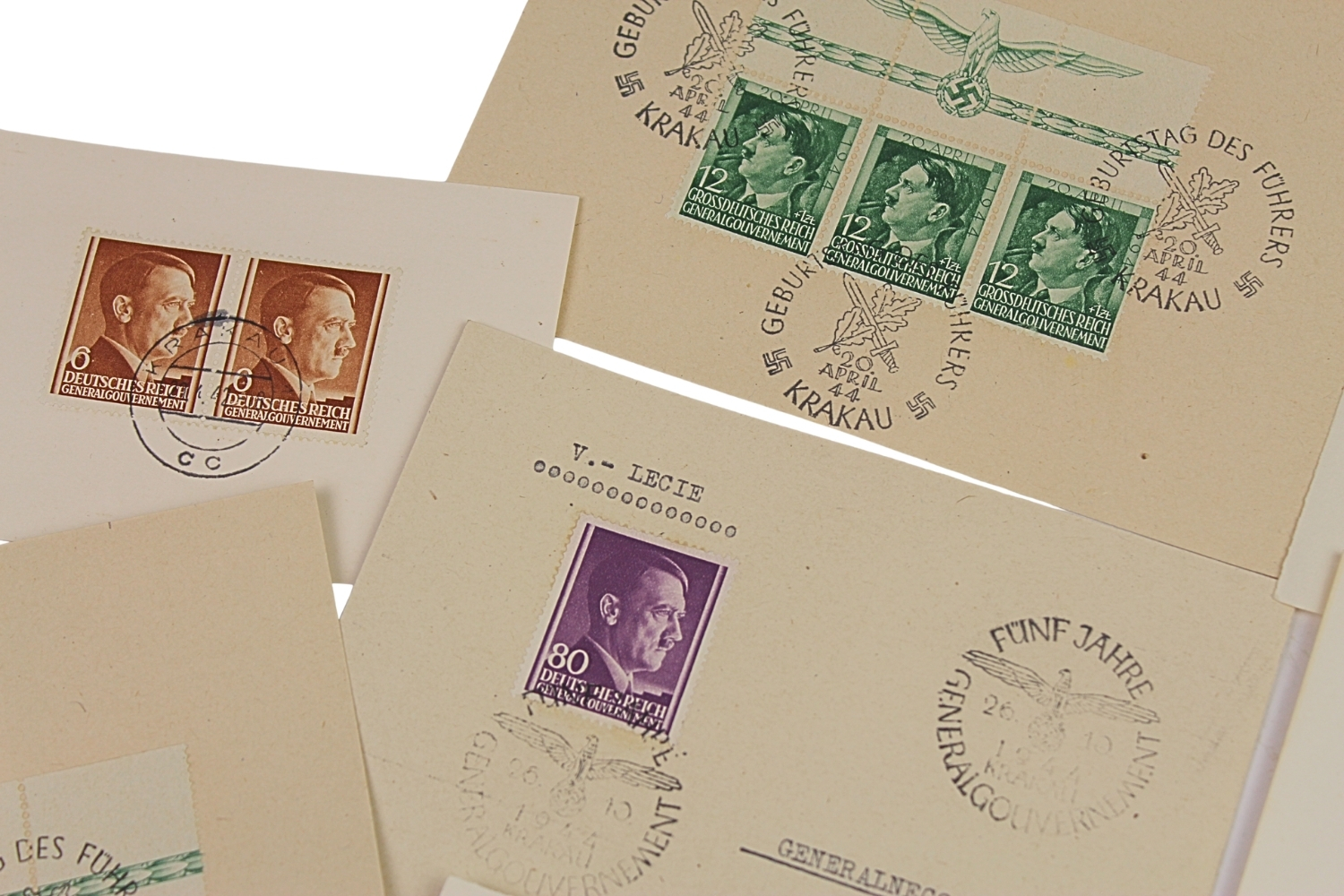 ZESTAW Znaczków GENERALNE GUBERNATORSTWO