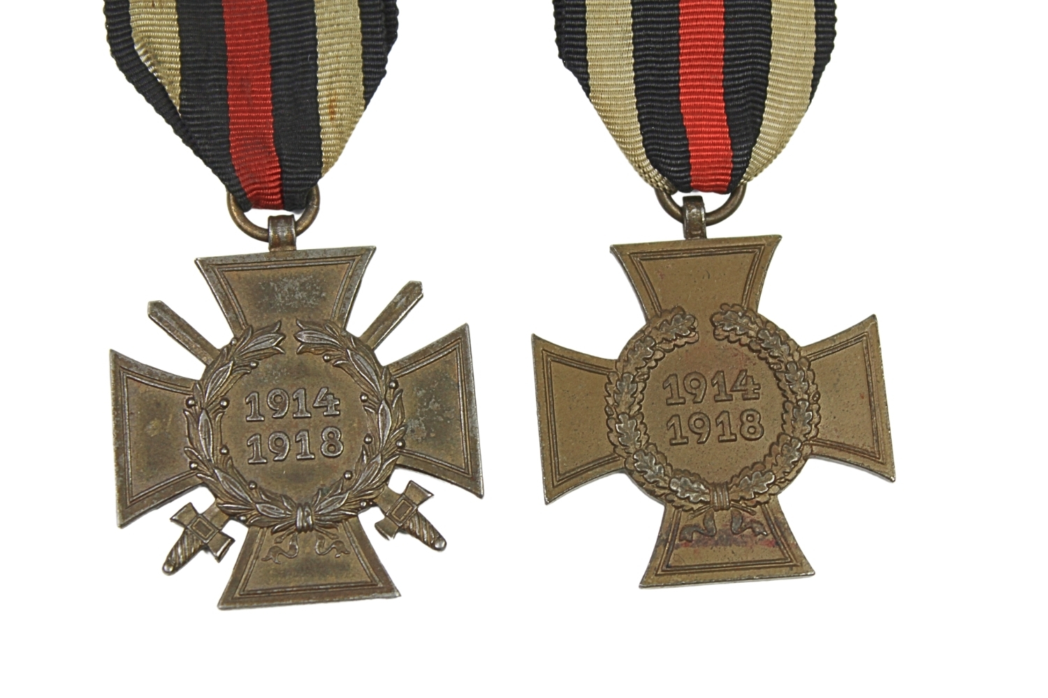 Zestaw niemieckich krzyży za wojnę 1914-1918