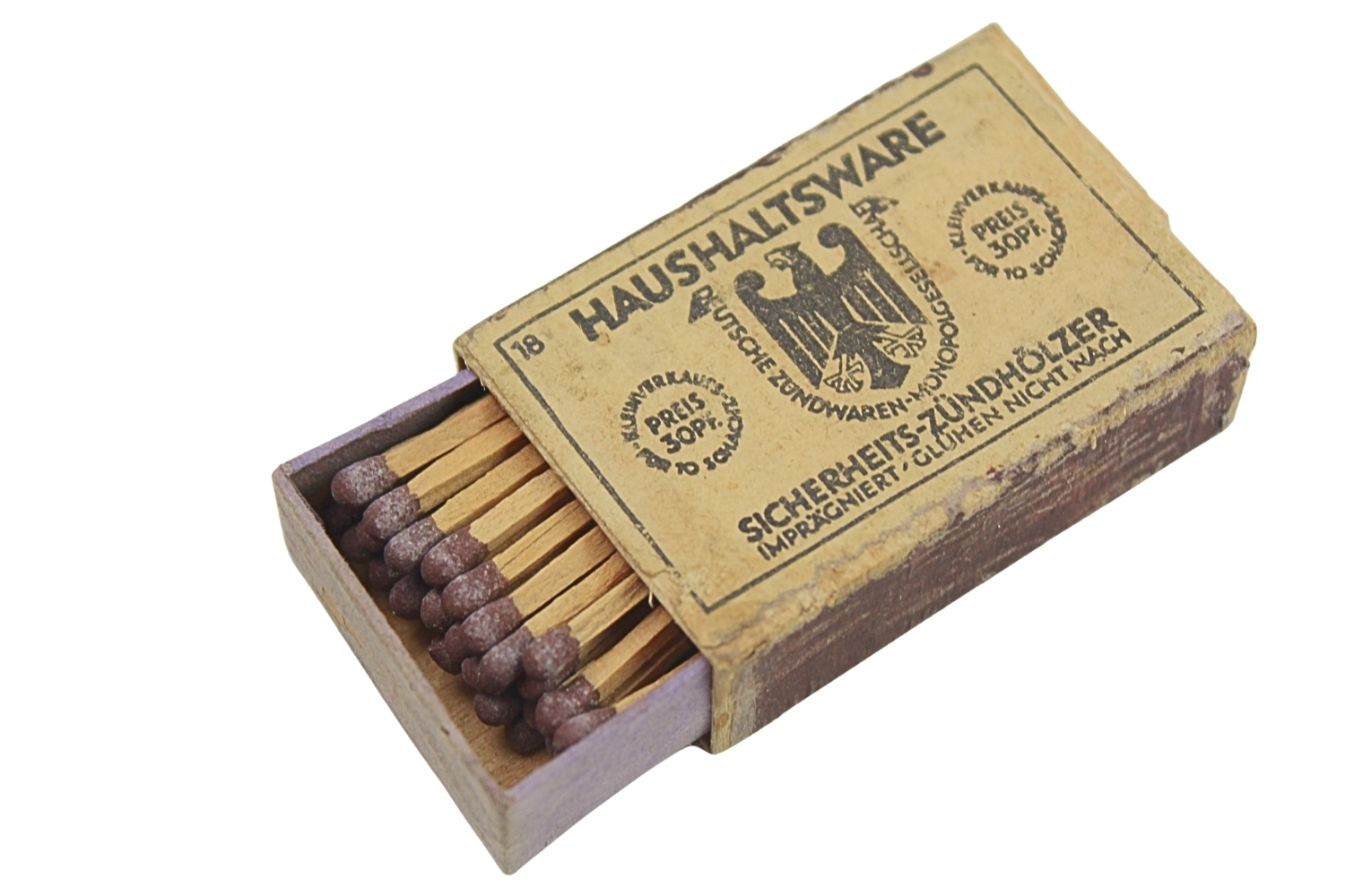 PUDEŁKO Z ZAPAŁKAMI WH