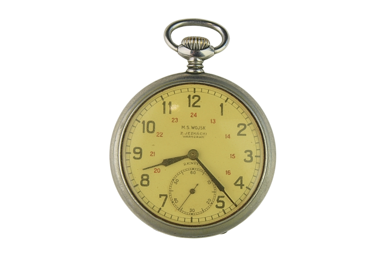 II RP Zegarek kieszonkowy M.S. WOJSK Z.Jeznacki Warszawa 