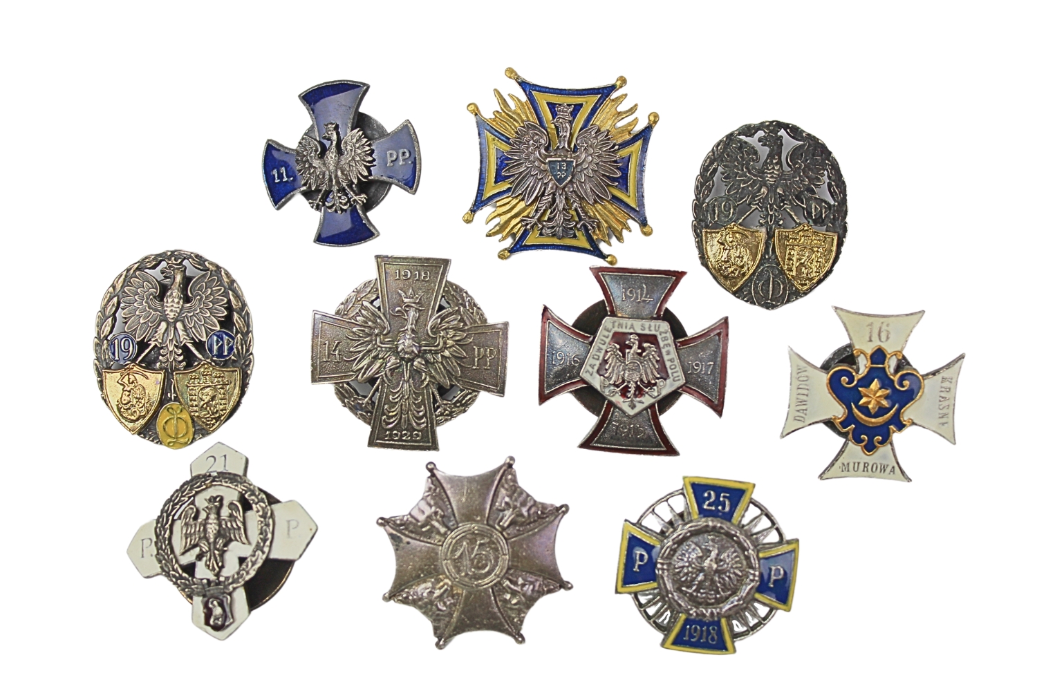 Zestaw Kopii Odznak II RP