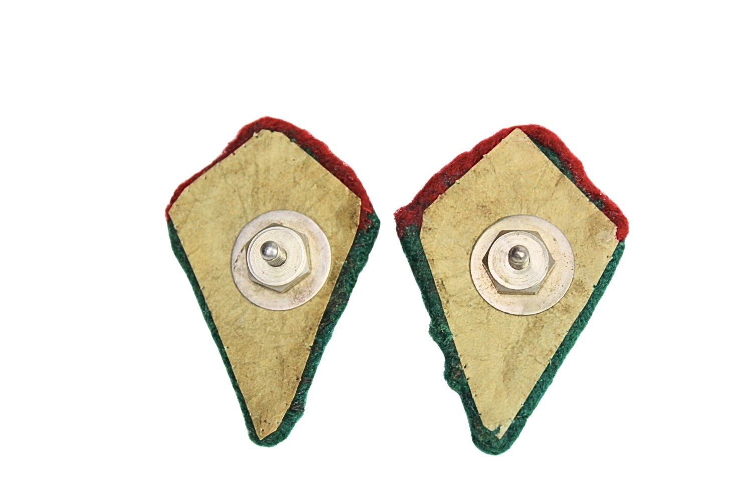 PSZNZ Para Naszywek-odznak KOŁNIERZOWYCH- 22 KOMPANIA ZAOPATRYWANIA ARTYLERII "Wojtek"