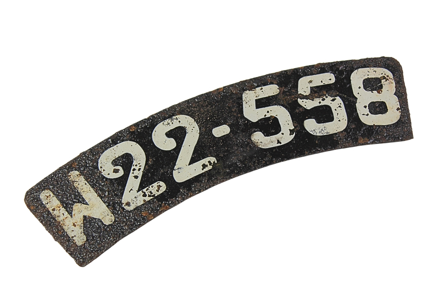 II RP TABLICA REJESTRACYJNA MOTOCYKLA WOJSKOWEGO