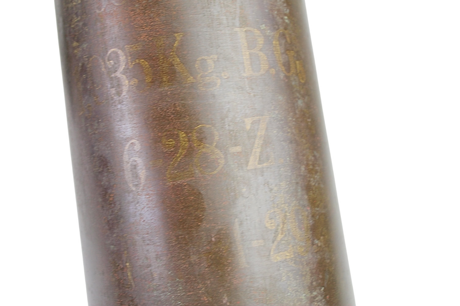 II RP ŁUSKA Z POCISKIEM armata 105mm SCHNEIDER wz.1913 Skorupa Dekoracyjna