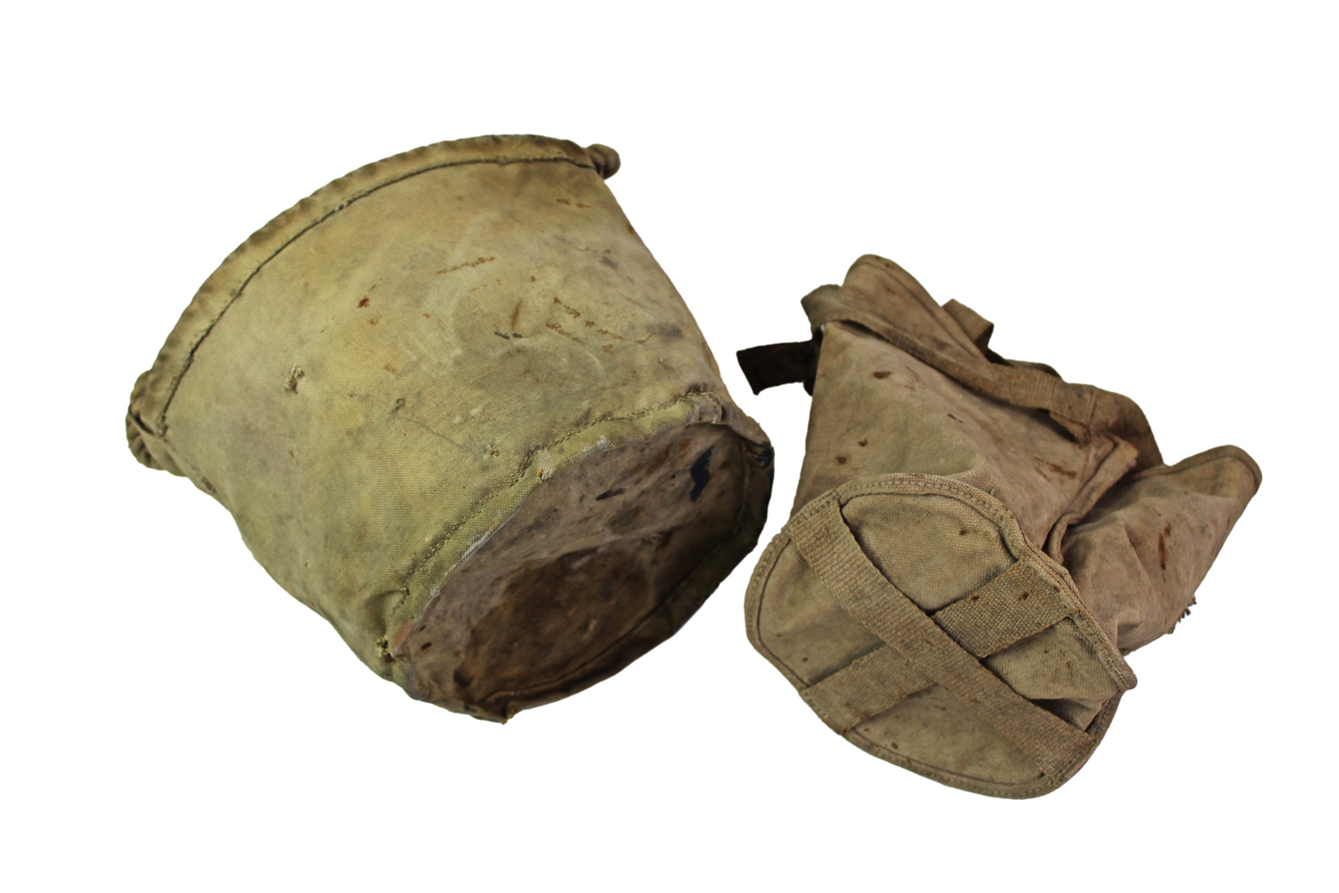 II RP Kawaleria WP Brezentowe wiadra do pojenia koni