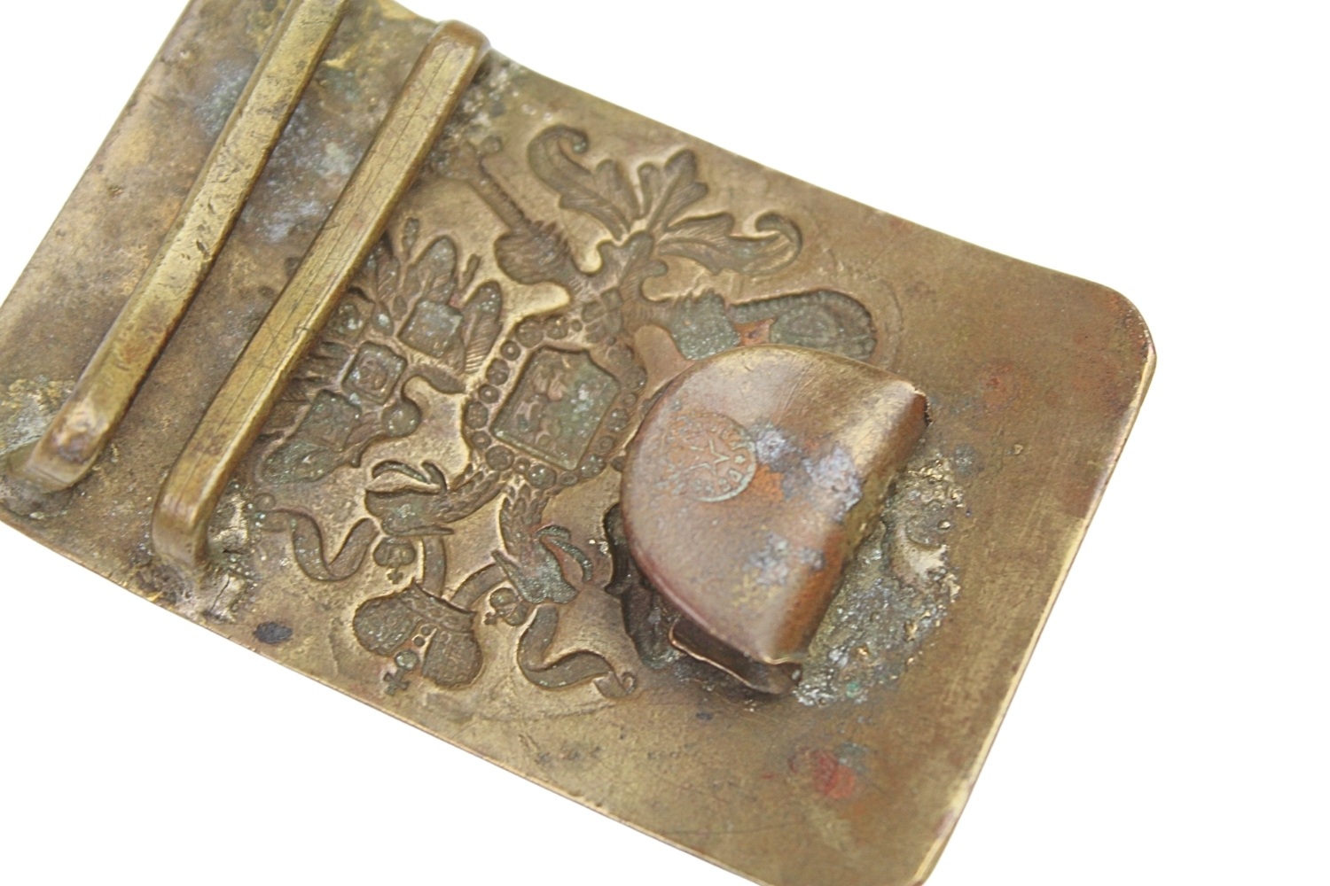 Klamra carska piechoty sygnowana