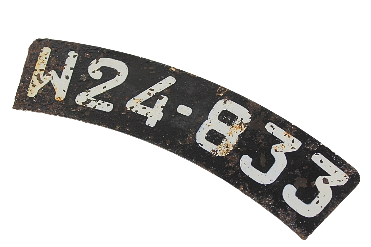 II RP TABLICA REJESTRACYJNA MOTOCYKLA WOJSKOWEGO