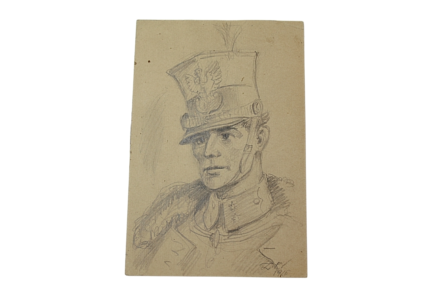 Legiony Polskie 1916 Pocztówka szkic