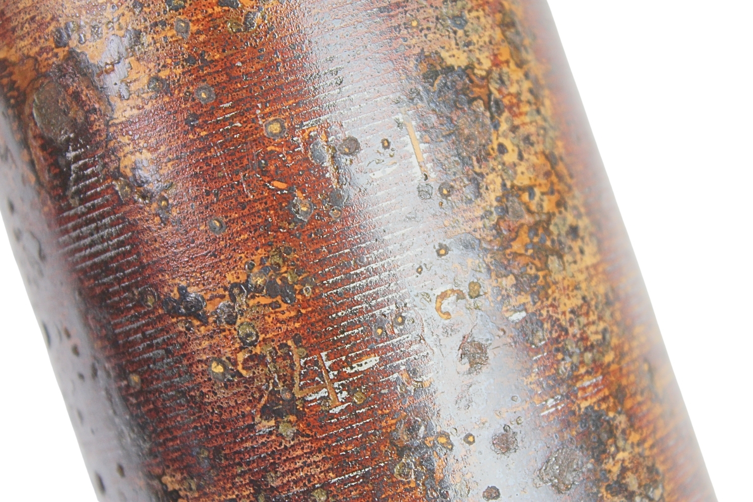 II RP NABÓJ SCHNEIDER 75MM wz.97 z granatem wz.15 SKORUPA DEKORACYJNA