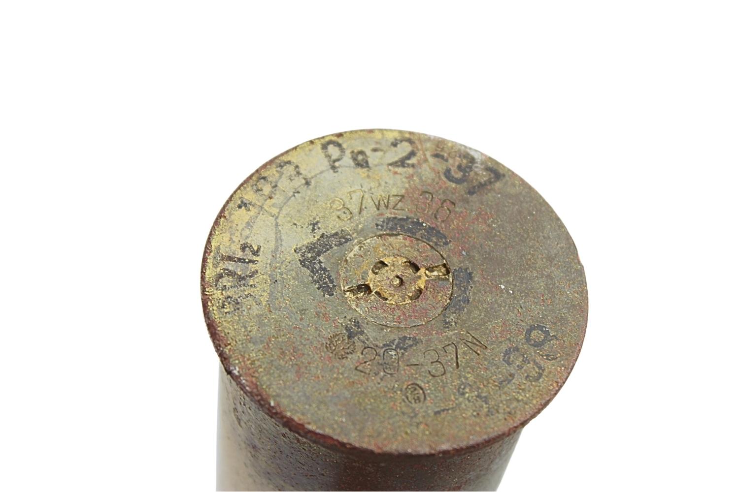 II RP Bofors 37mm wz.36 Orzeł 1937 Skorupa Dekoracyjna 