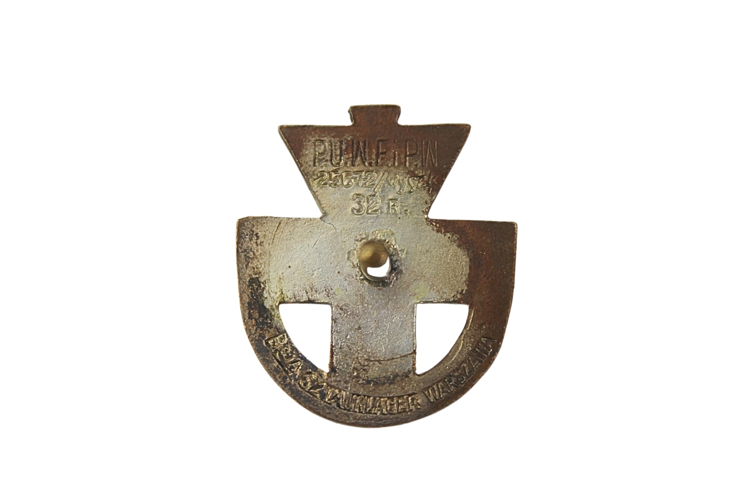 II RP Odznaka POS Bracia Sztajnlager Warszawa