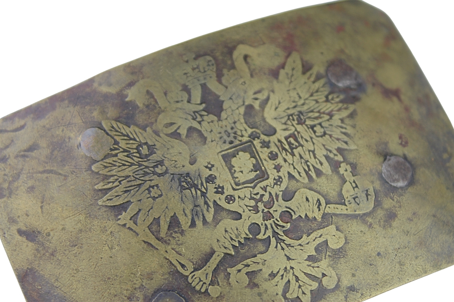 Klamra carska piechoty trawiona