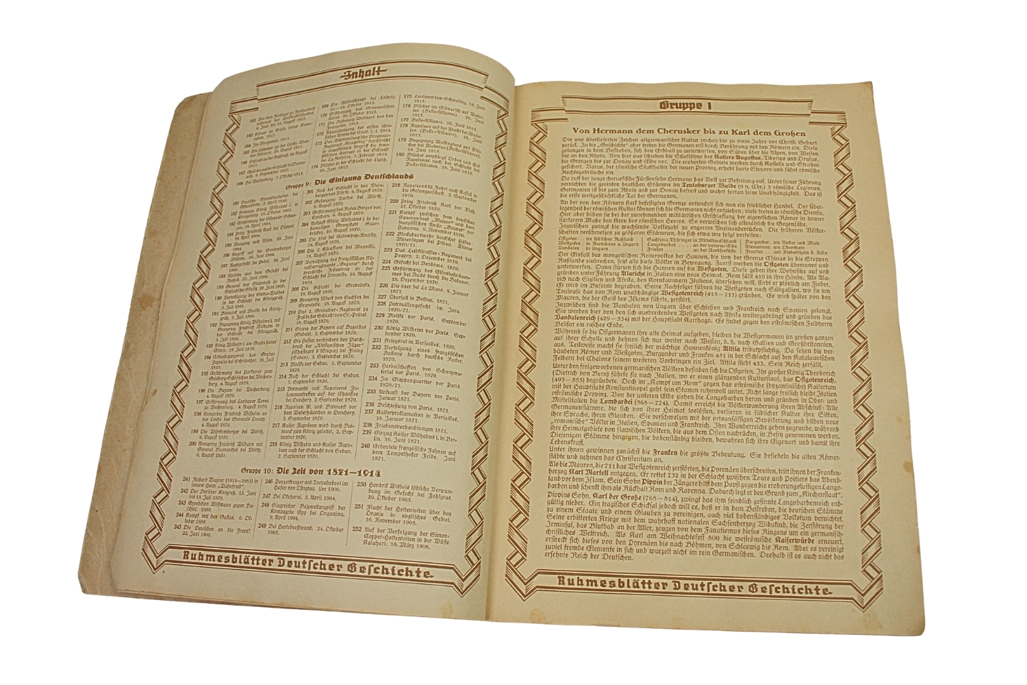 Album Ruhmesblätter Deutscher Geschichte