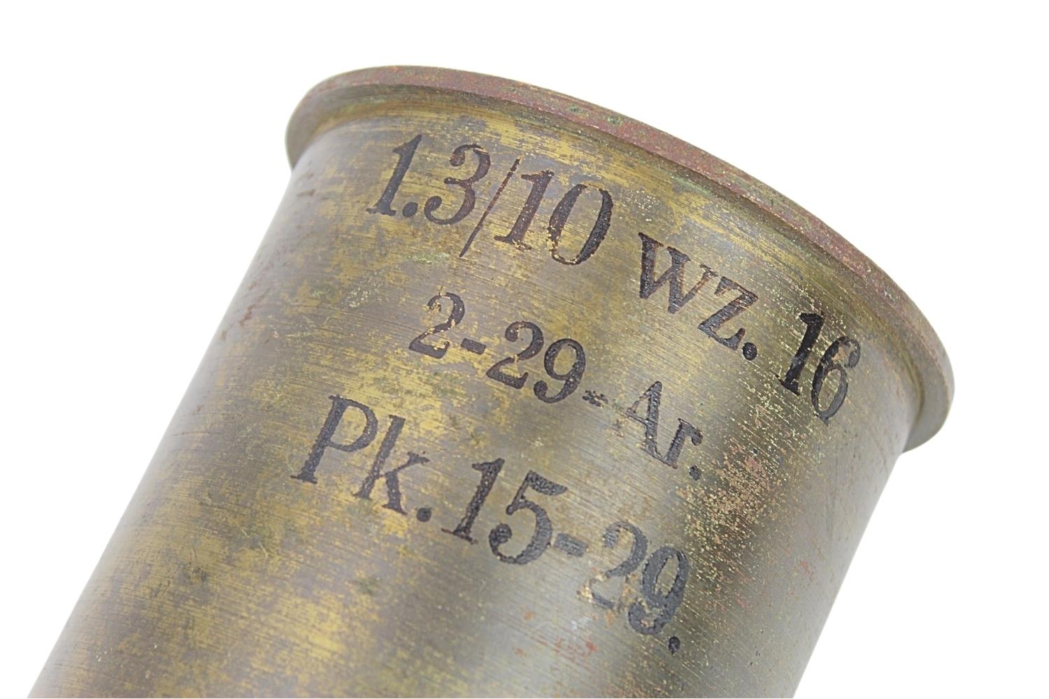 II RP Łuska Haubica 100mm wz.14 19 1929 Z.A. „Pocisk” S.A. Skorupa Dekoracyjna