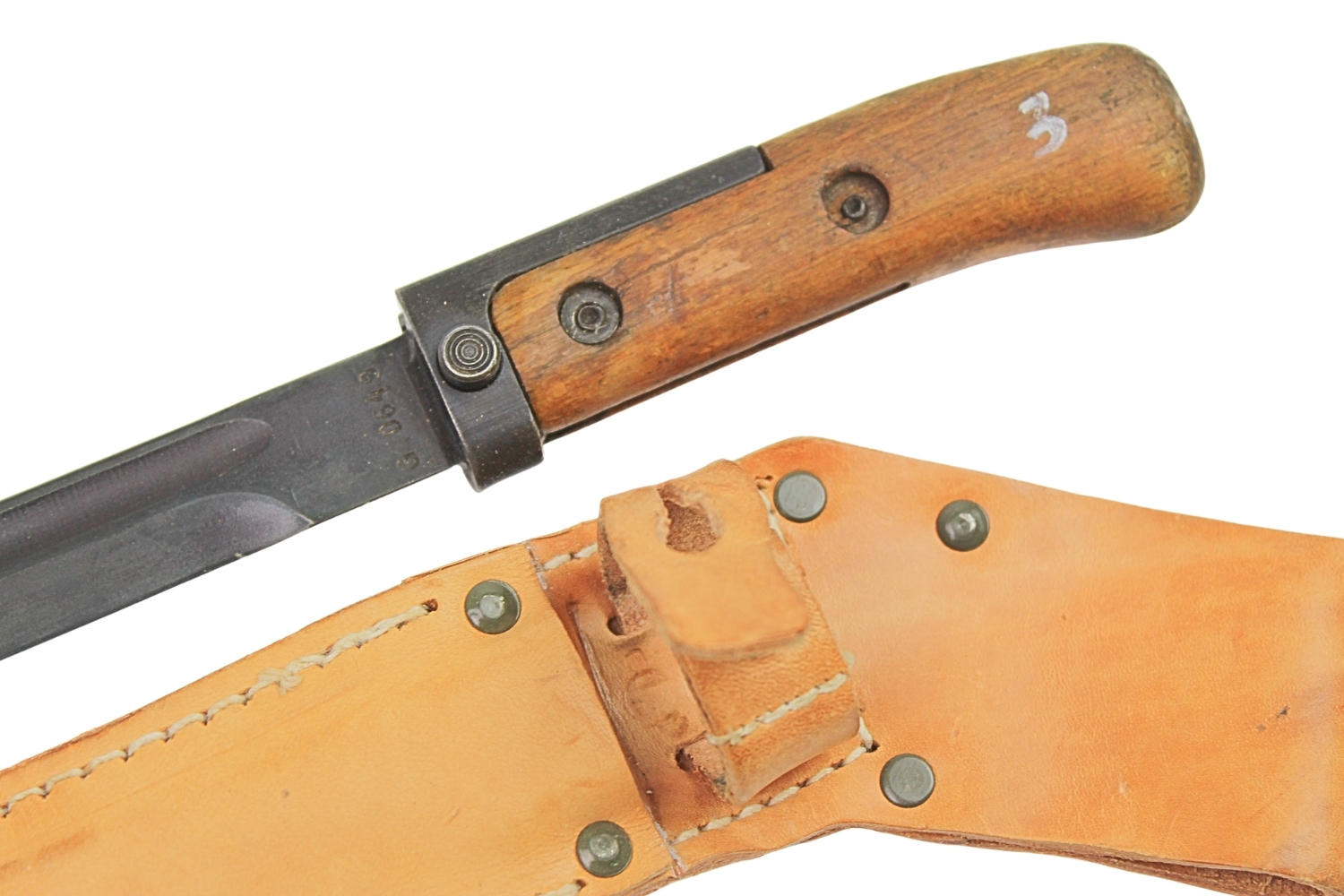 CZECHOSŁOWACJA BAGNET AK wczesny