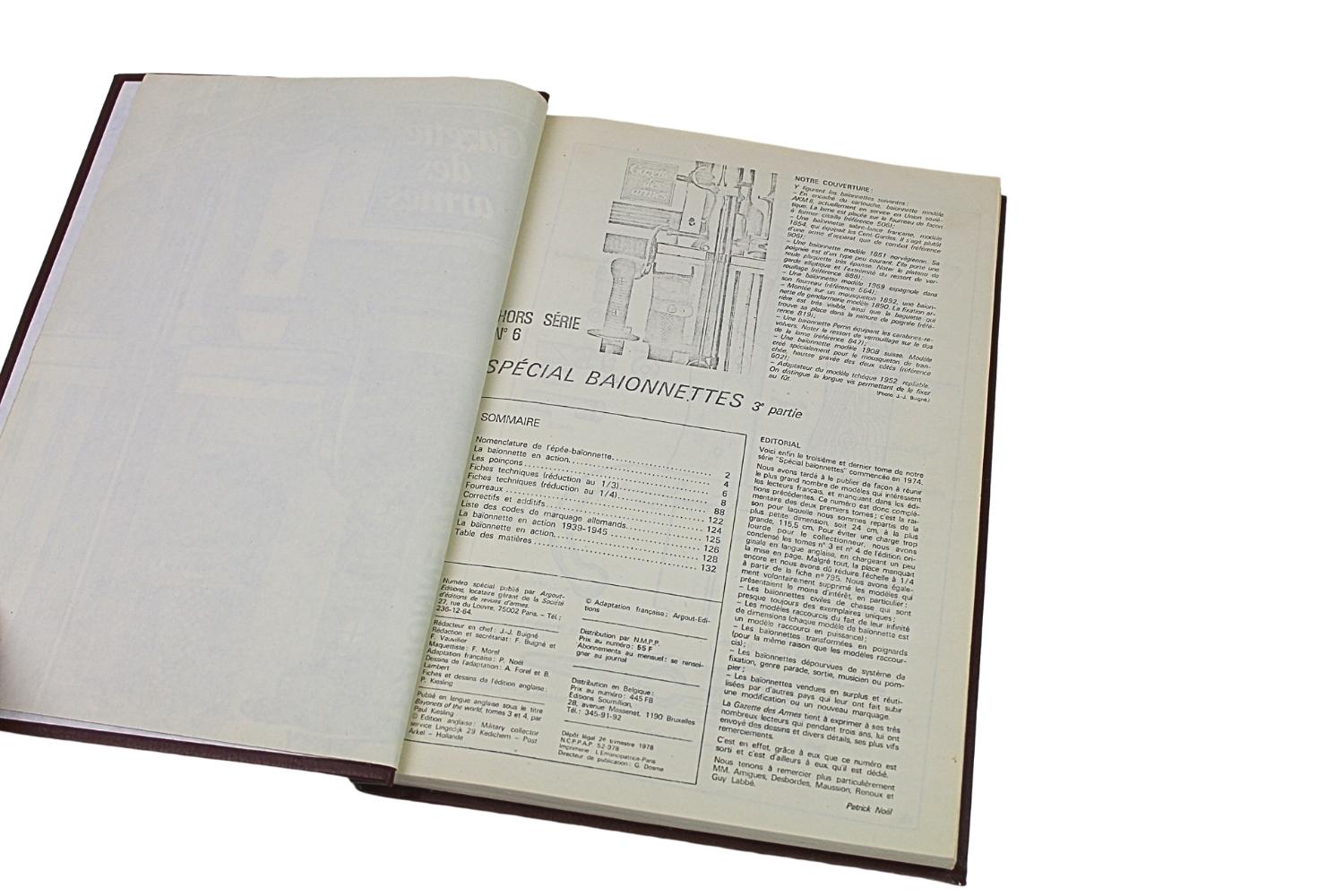 Gazette des armes special baionnettes No.1