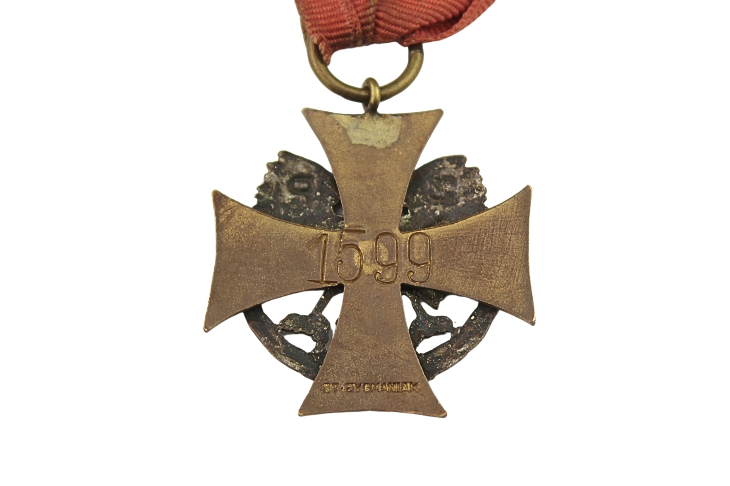 II RP Odznaka Generalny Związek Towarzystwa Powstańców i Wojaków Ziem Zachodnich "Powstaniec Broni" 1922