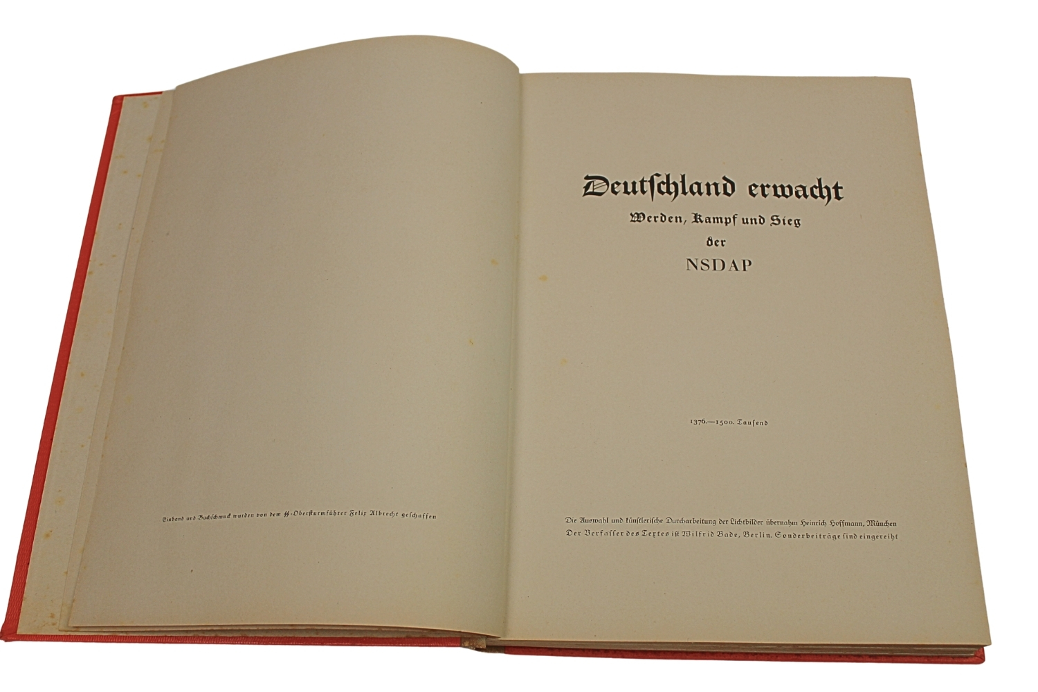 Album Deutschland erwacht Werden Kampf und Sieg der NSDAP 