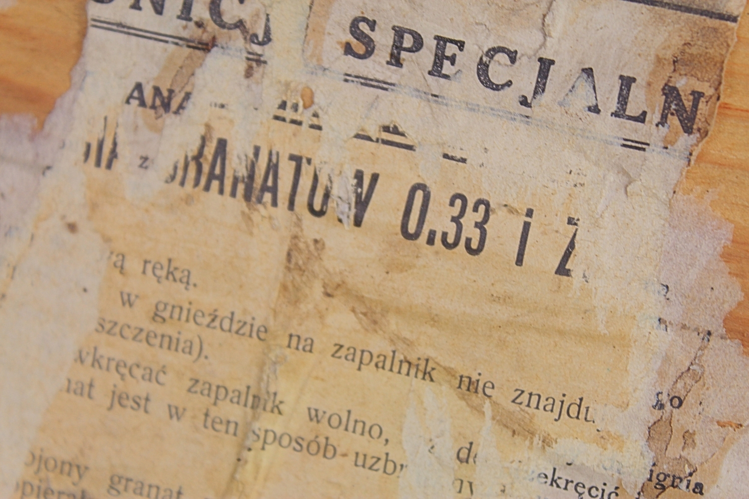 II RP Skrzynka na granaty obronne i zaczepne wz.33 1938 Fort Bema 