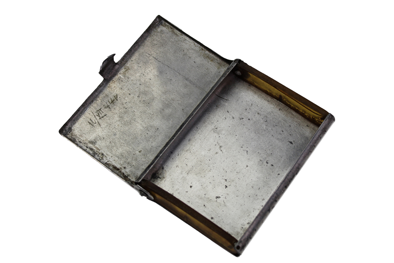 Pudełko papierośnica sztuka okopowa Warszawa 1944