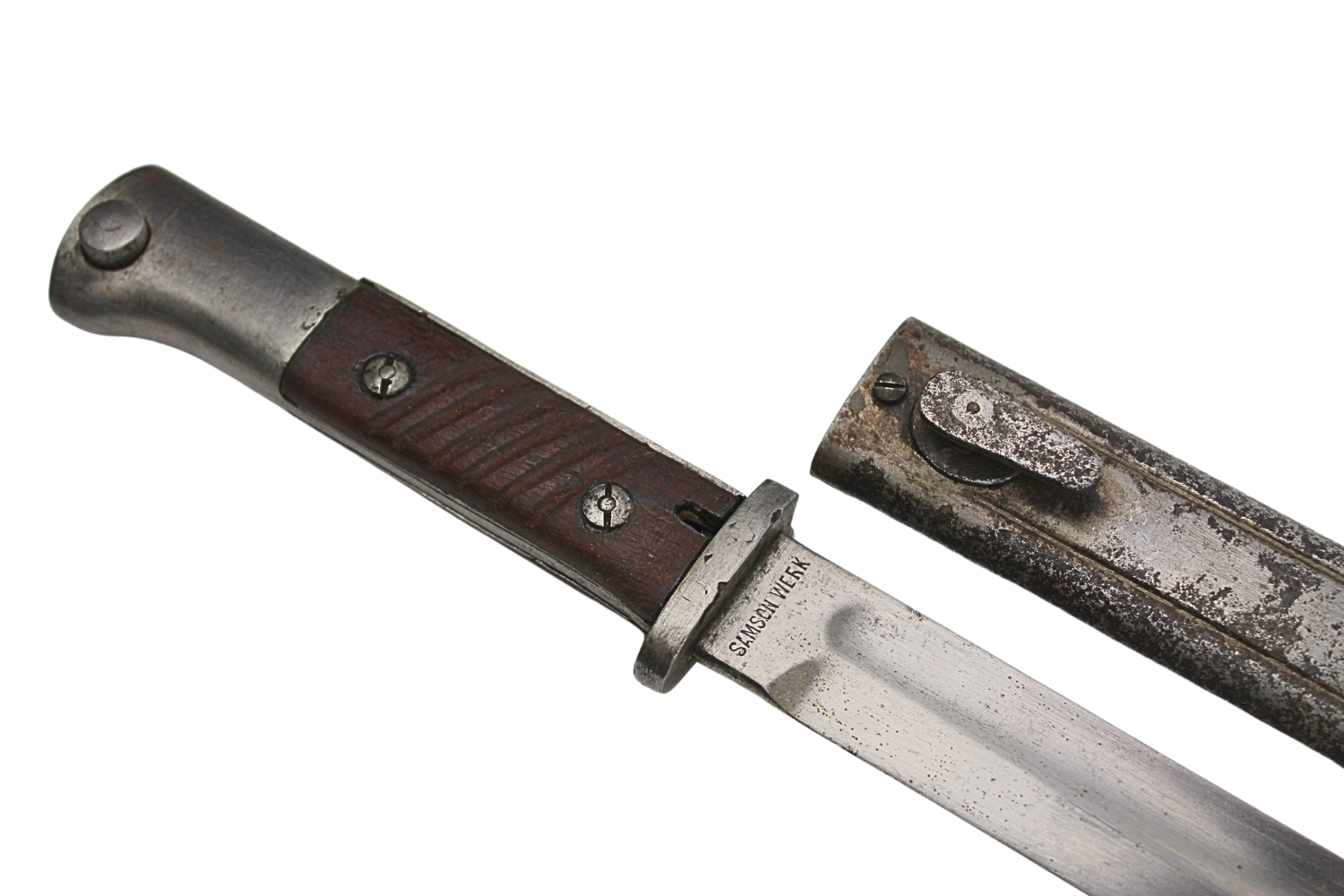 Bagnet niemiecki S14 Samson Werk z pochwą zastępczą