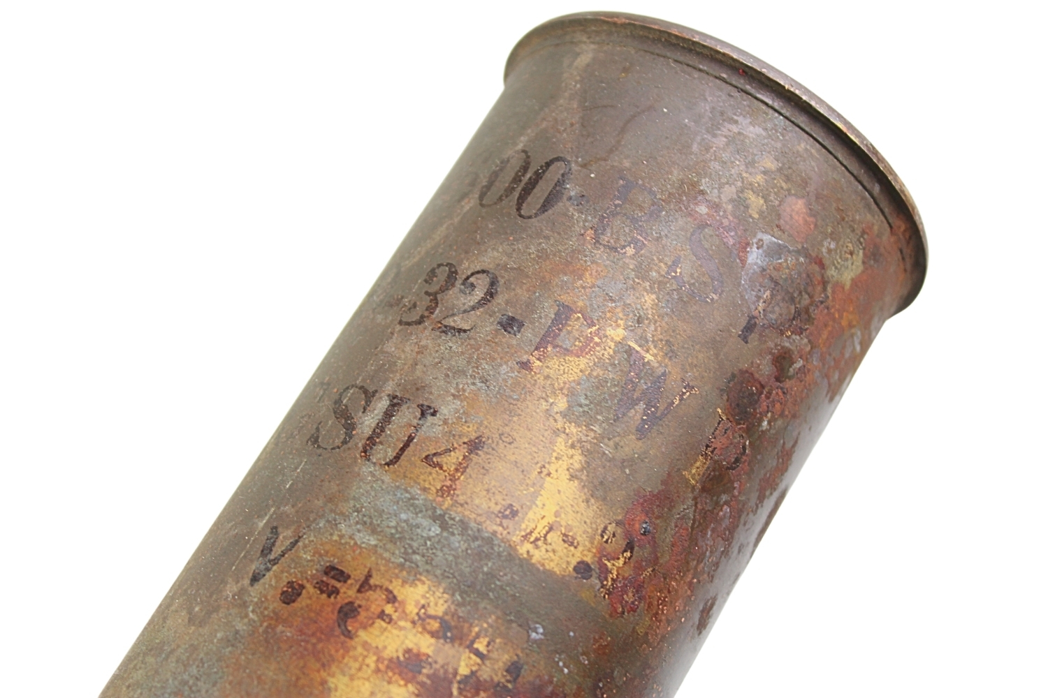 II RP Łuska armata Schneider 75mm wz.97 1934 skorupa dekoracyjna