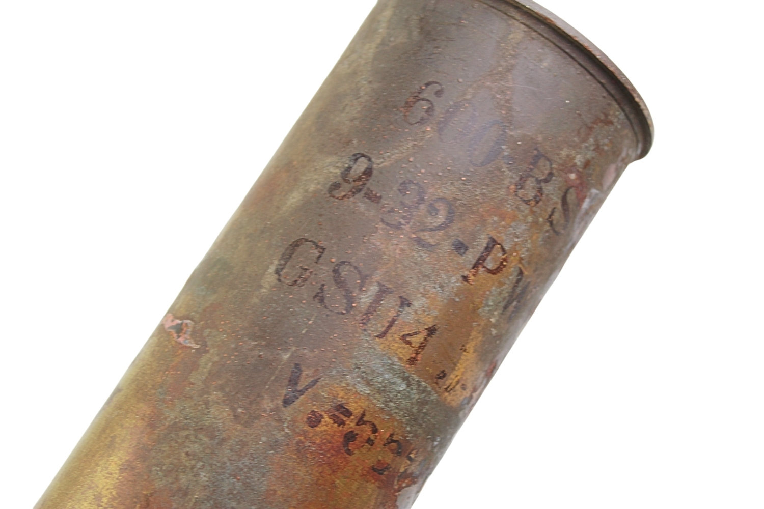 II RP Łuska armata Schneider 75mm wz.97 1934 skorupa dekoracyjna