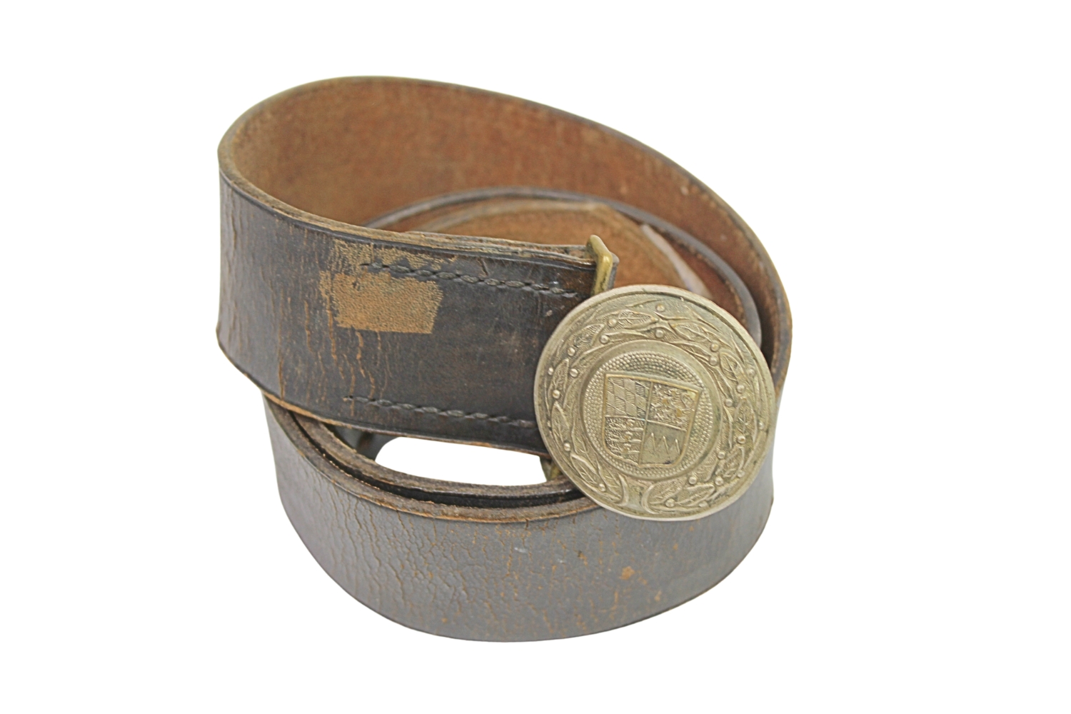 Niemiecki pas oficerski z klamrą landową