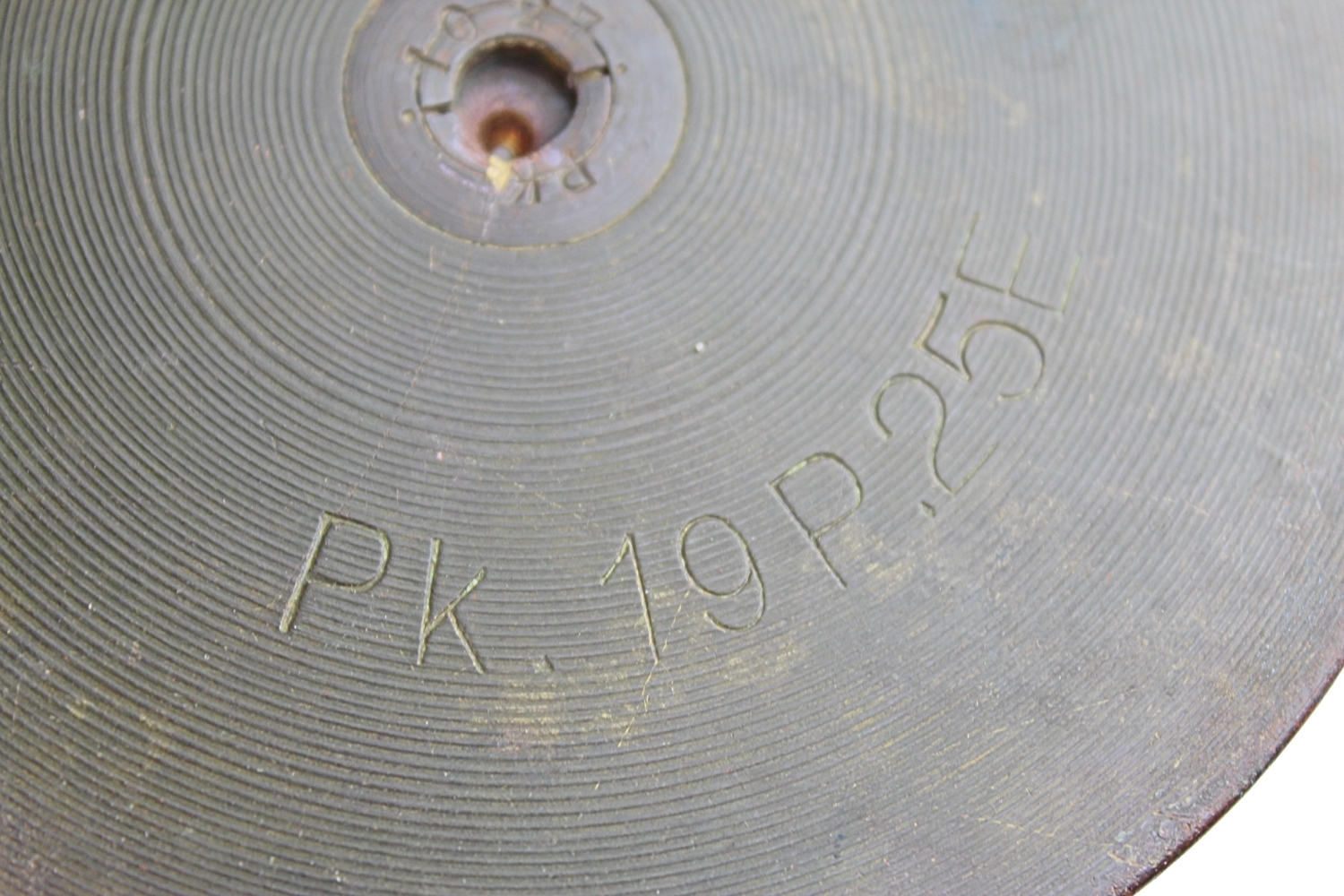 II RP ŁUSKA Z POCISKIEM armata 105mm SCHNEIDER wz.1913 Skorupa Dekoracyjna