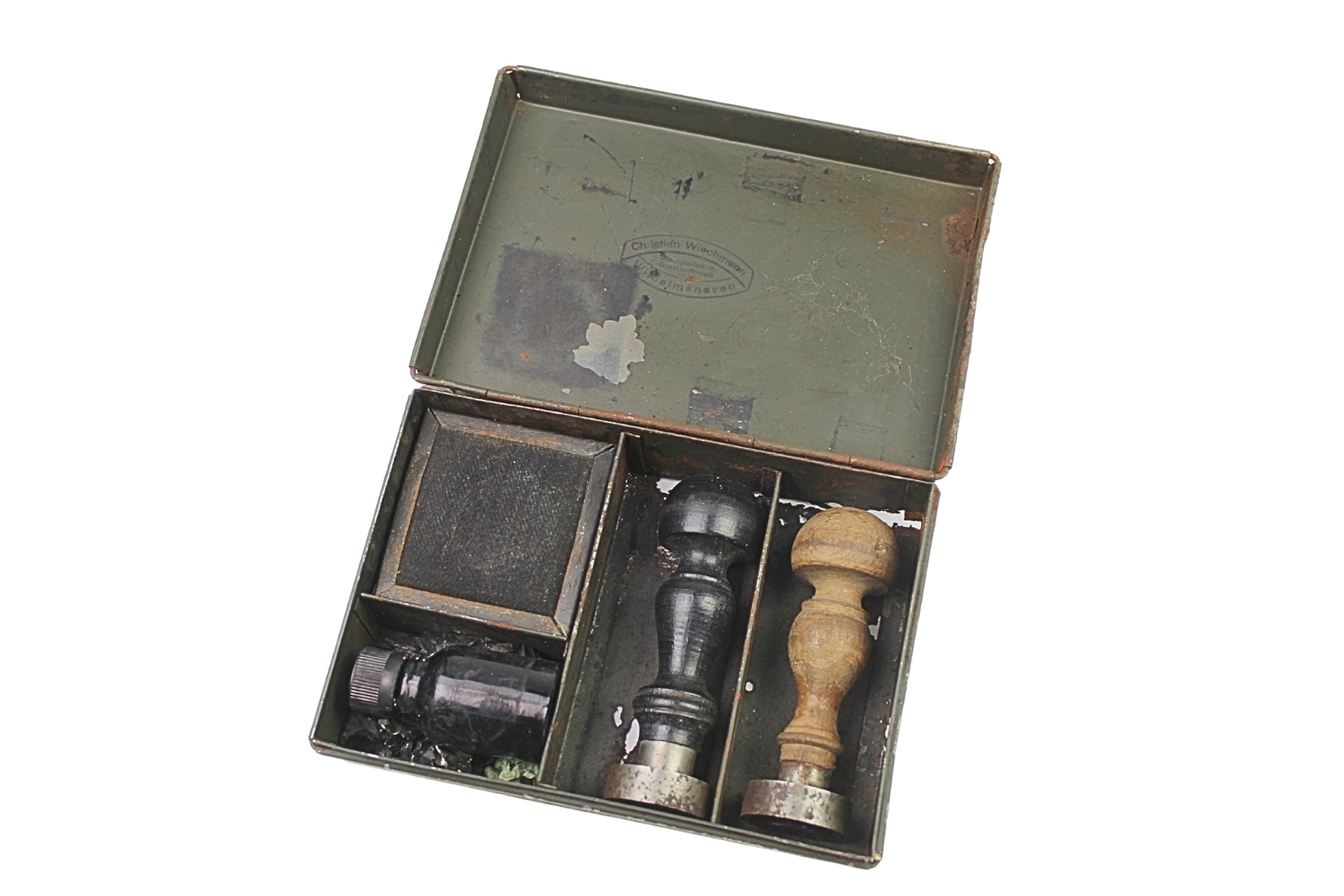 NIEMCY ZESTAW KANCELARYJNY PIECZĄTEK KRIEGSMARINE