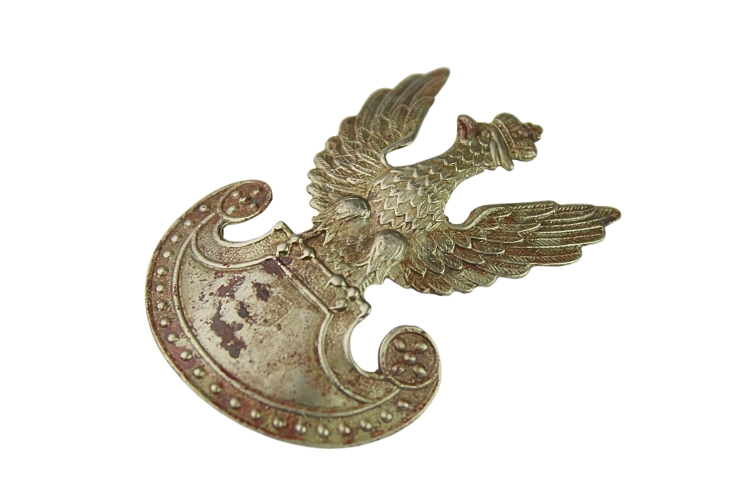 II RP Orzeł wz.19 Grabski Łódź Biały Metal