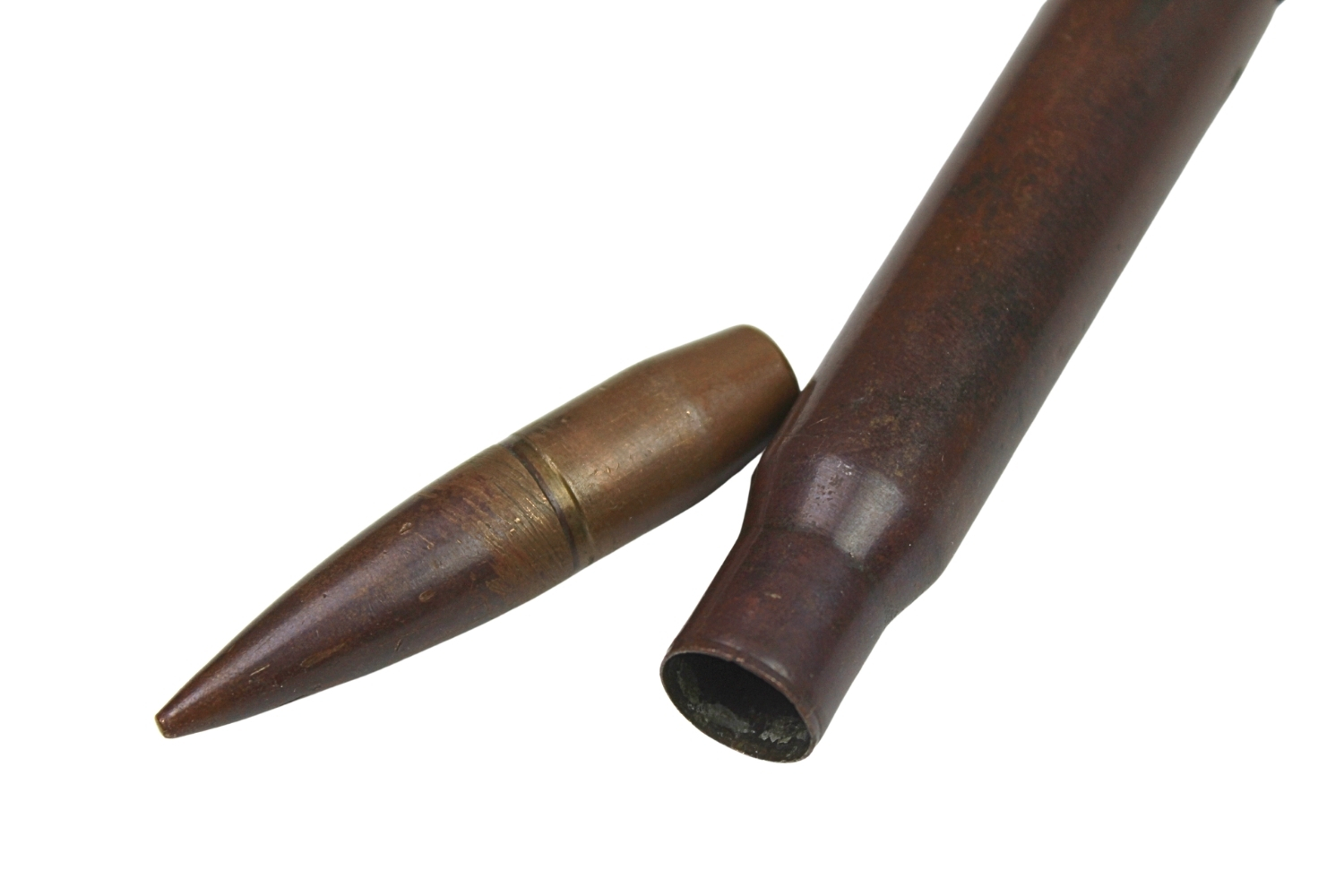 II RP Nabój NKM Hotchkiss 13,2mm 1937 Skorupa Dekoracyjna 