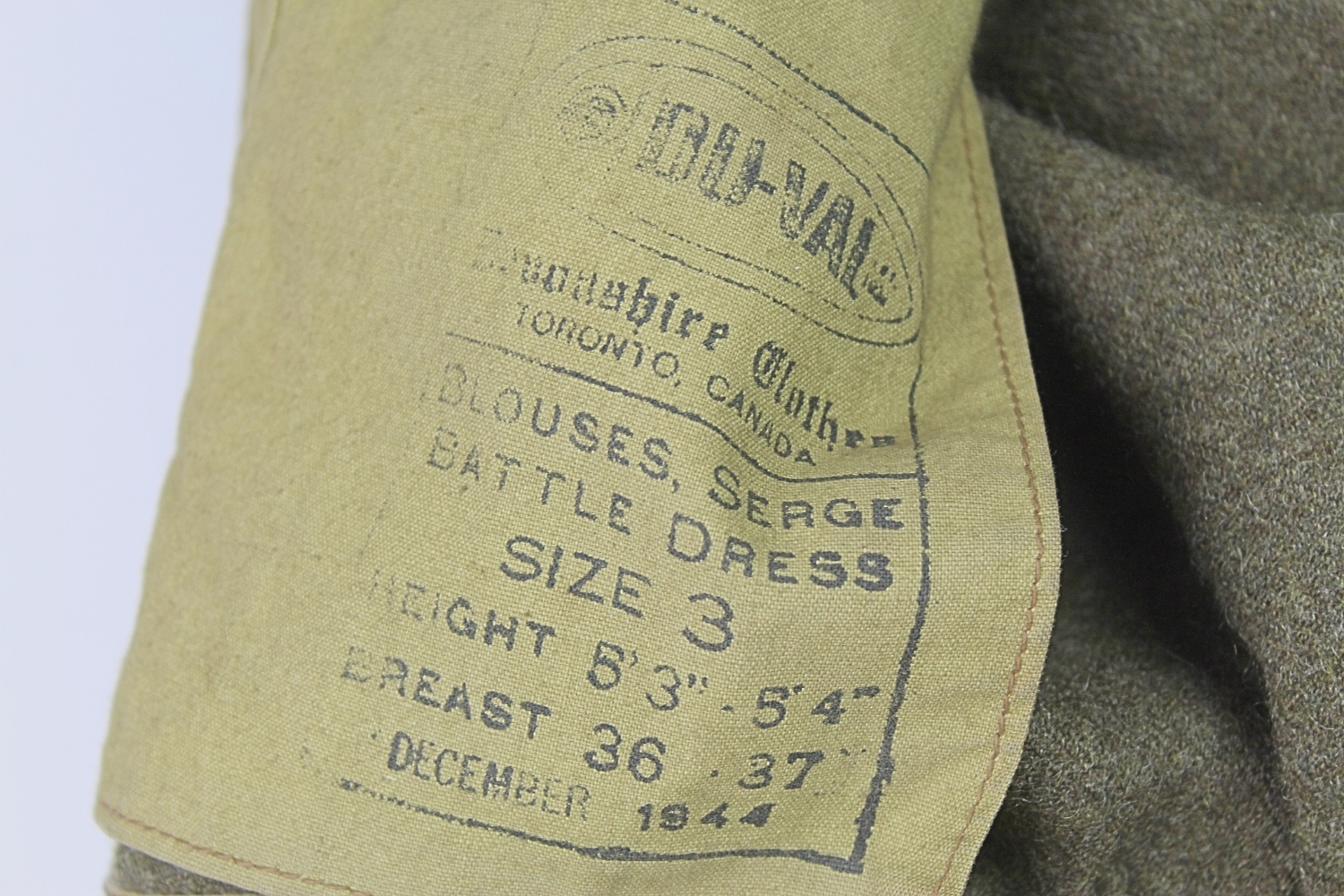 PSZnZ BLUZA BATTLEDRESS P37 KAPITANA II KORPUSU POLSKIEGO