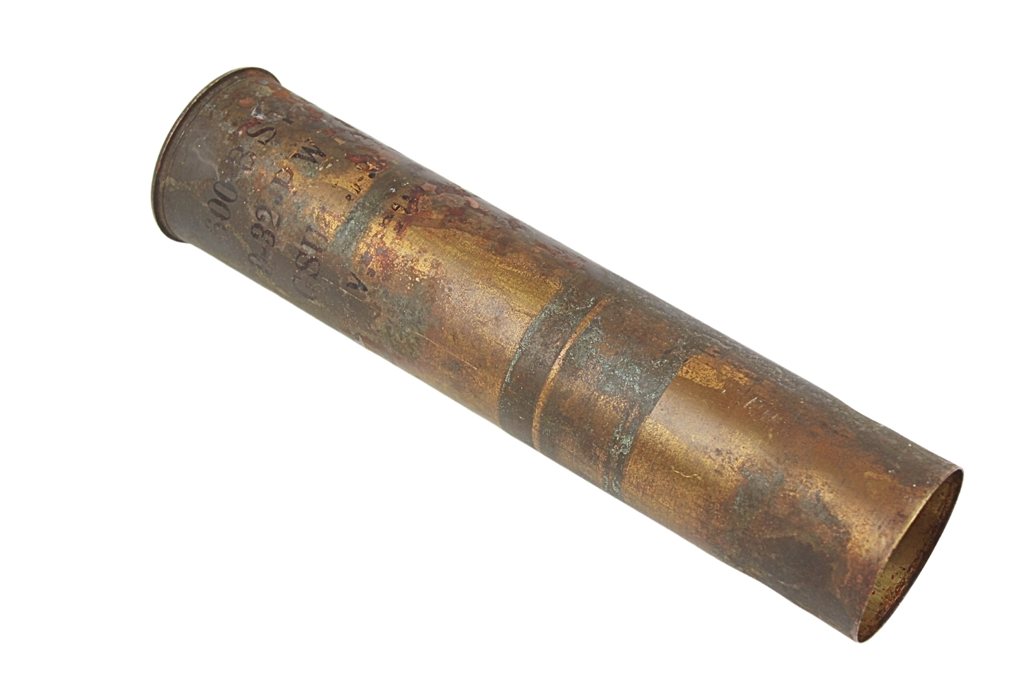 II RP Łuska armata Schneider 75mm wz.97 1934 skorupa dekoracyjna